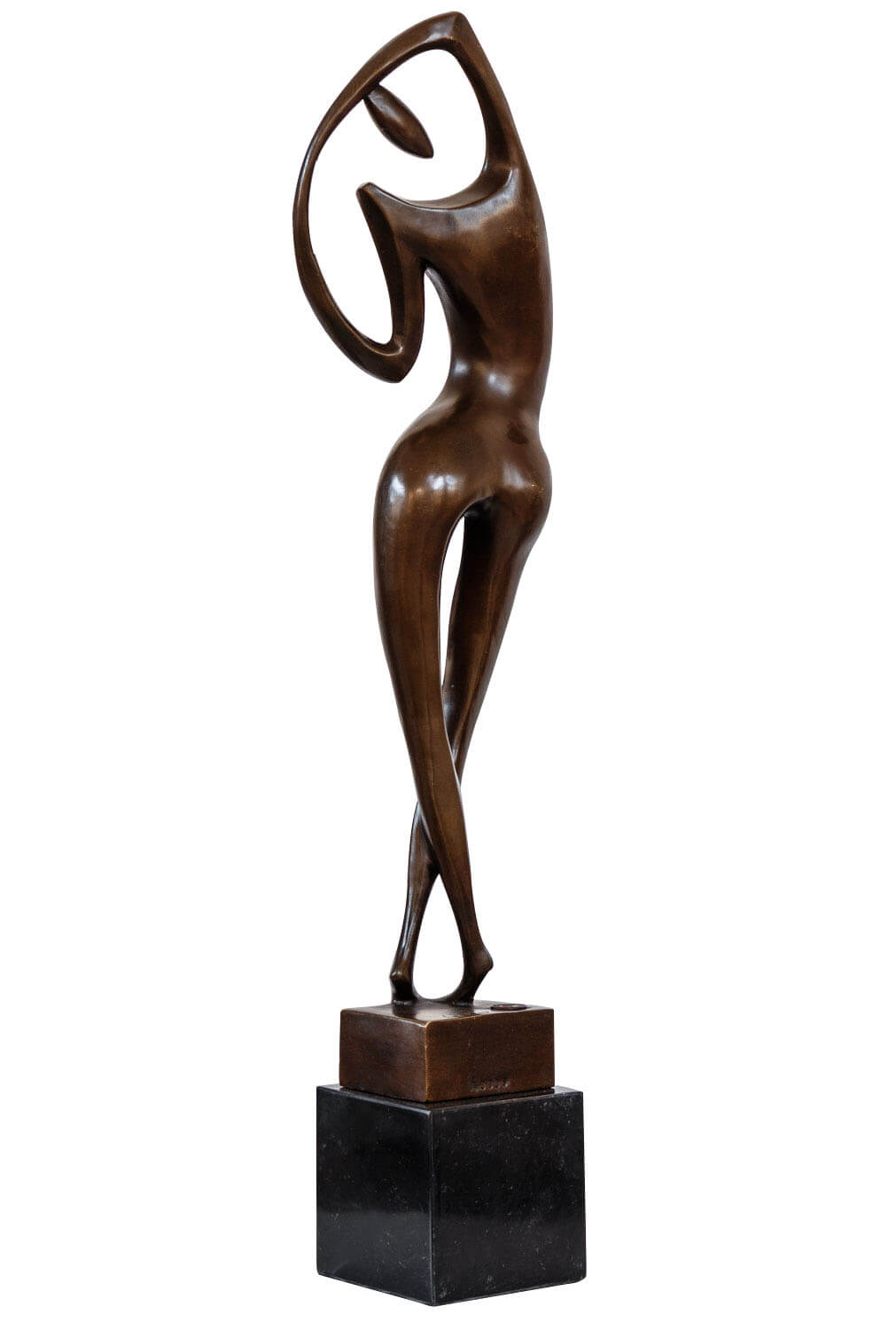 Bronzeskulptur Erotik erotische Kunst im Antik-Stil Bronze Figur Statue 54cm