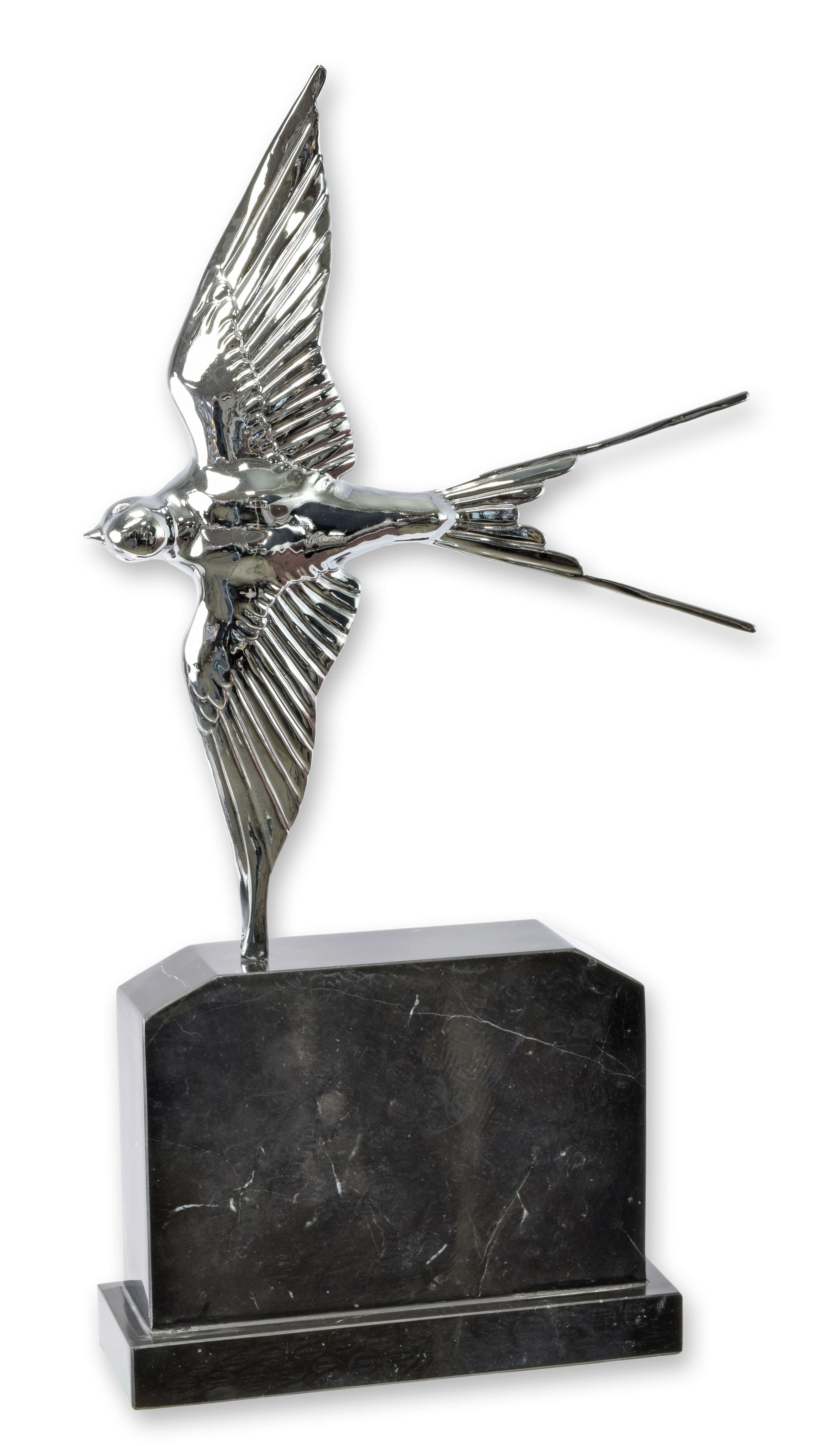 Bronzeskulptur einer fliegenden Schwalbe Replikat Retro Design Dekoration