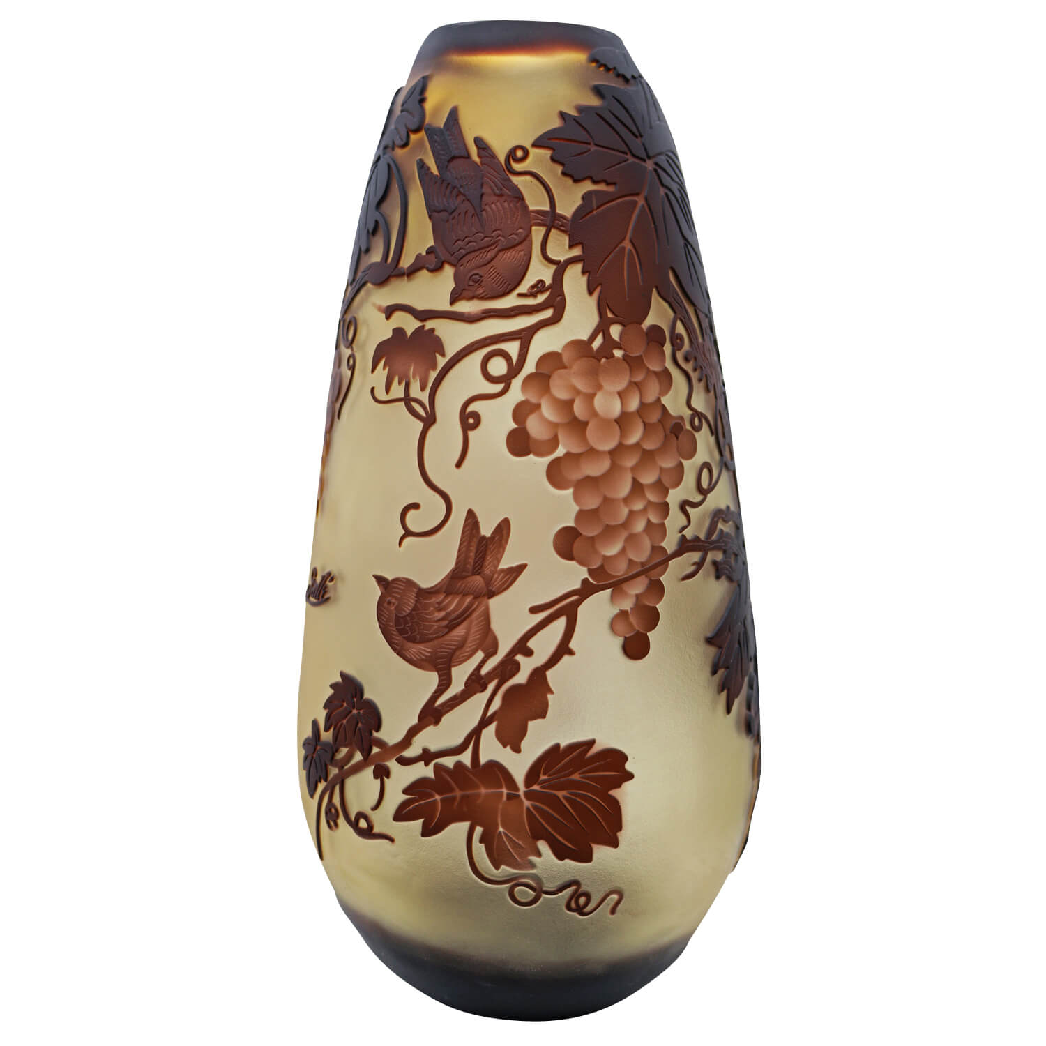 Vase Replika nach Galle Gallé Glasvase Glas Antik-Jugendstil-Stil Kopie c12