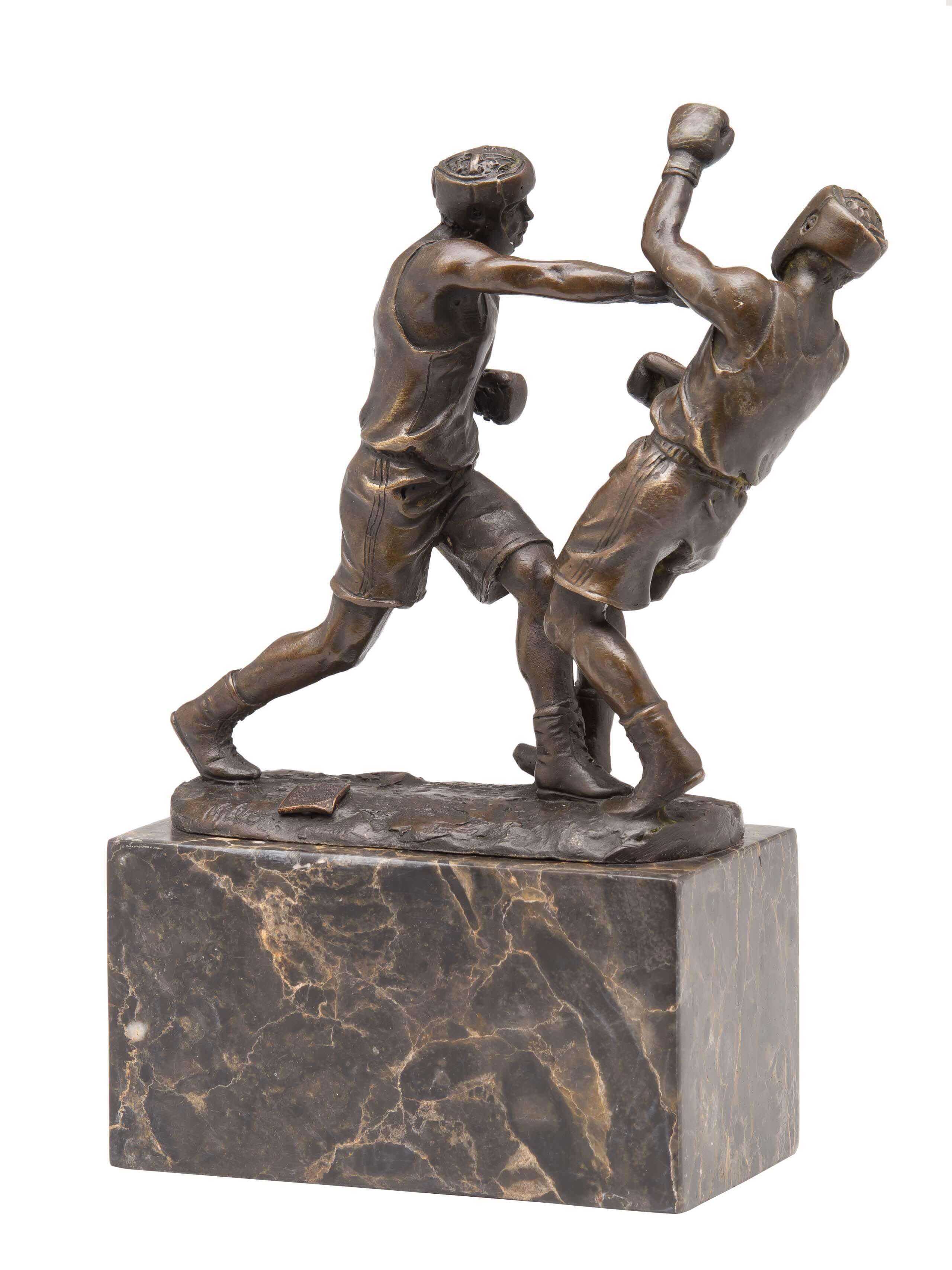 BRONZEFIGUR BOXEN BOXER BRONZE TROPHÄE SKULPTUR FIGUR POKAL