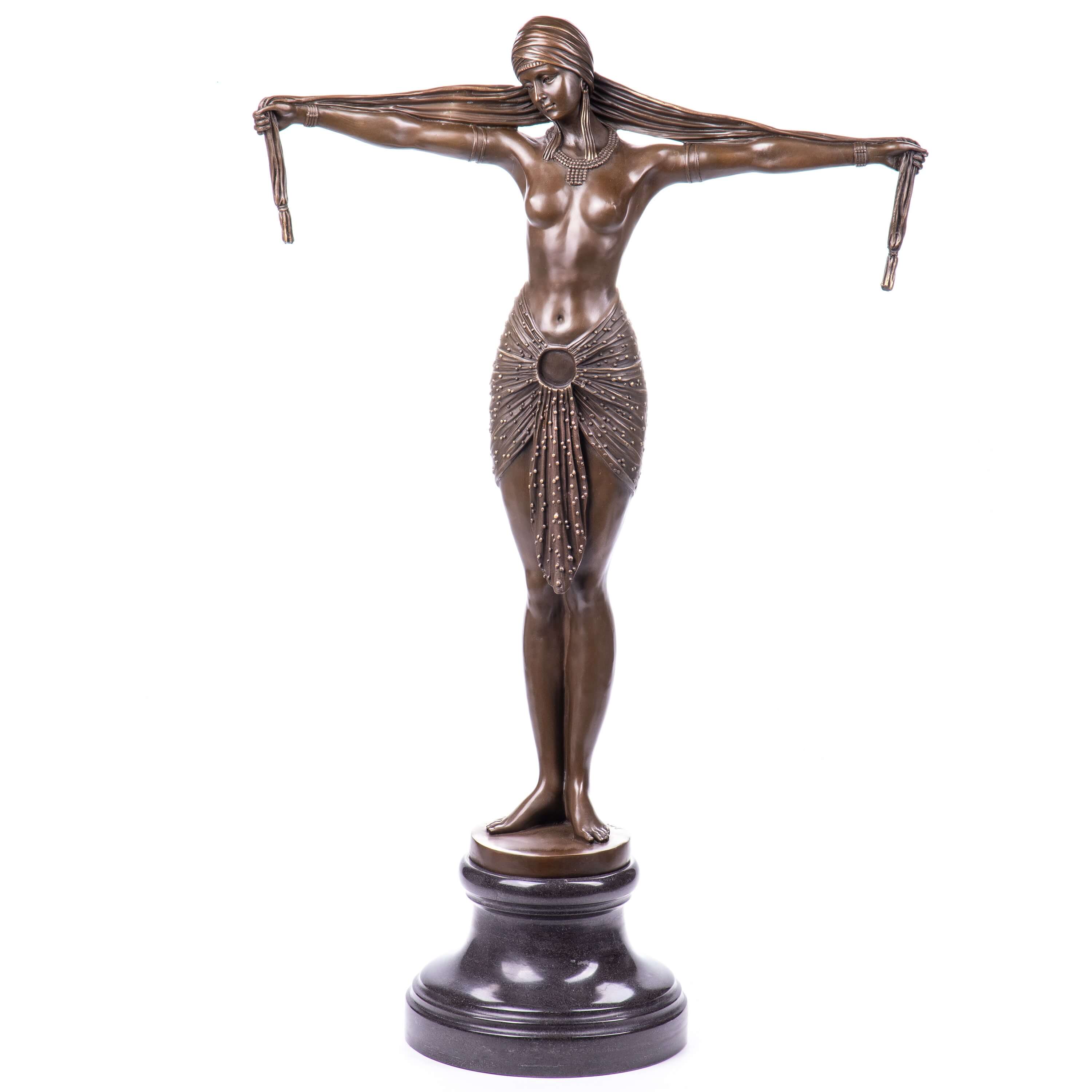 bronzefigur, skulptur, figurenstatue, taenzerin, tanzfigur