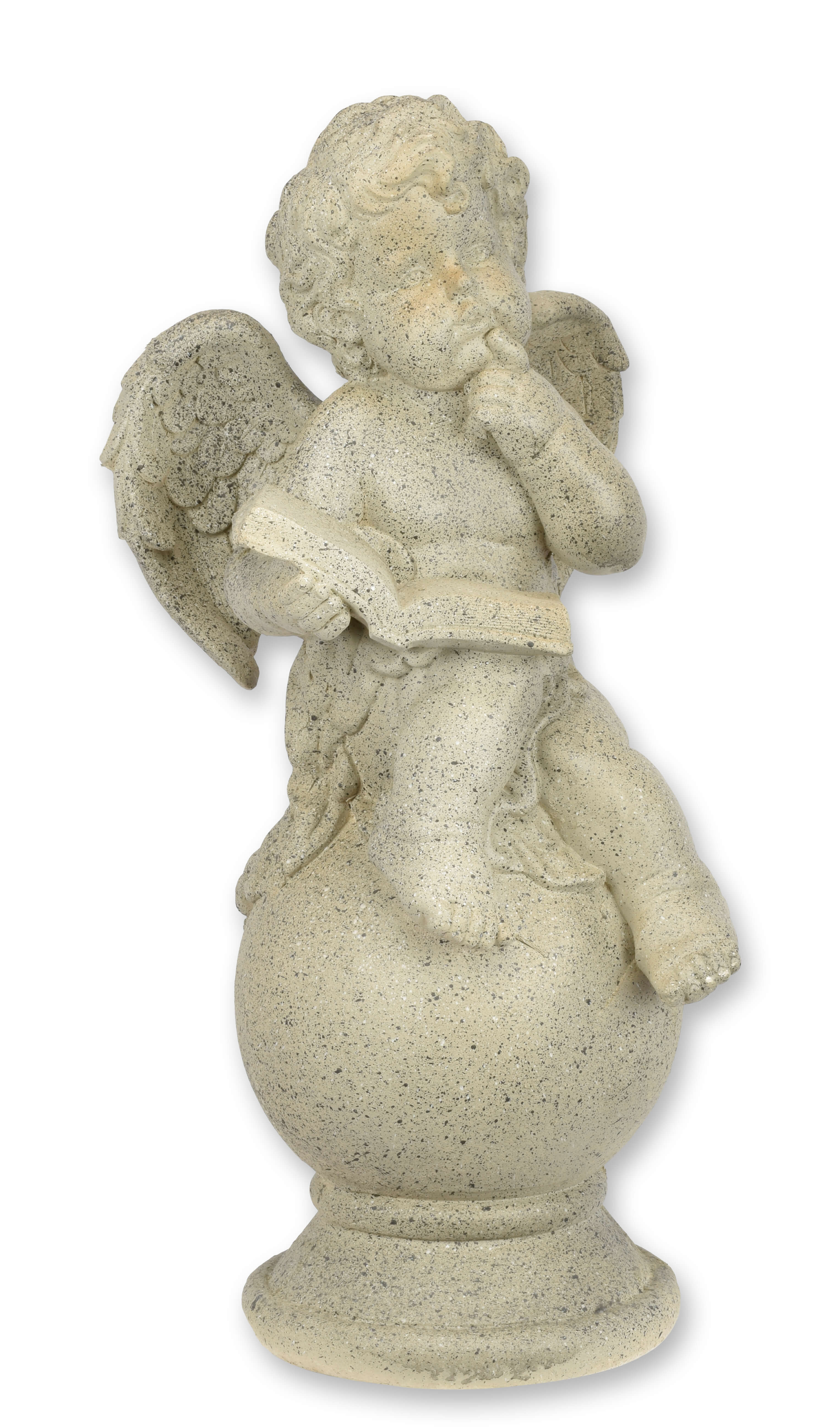 Eine MGO-Skulptur eines lesenden Putto Replikat Retro Design Dekoration