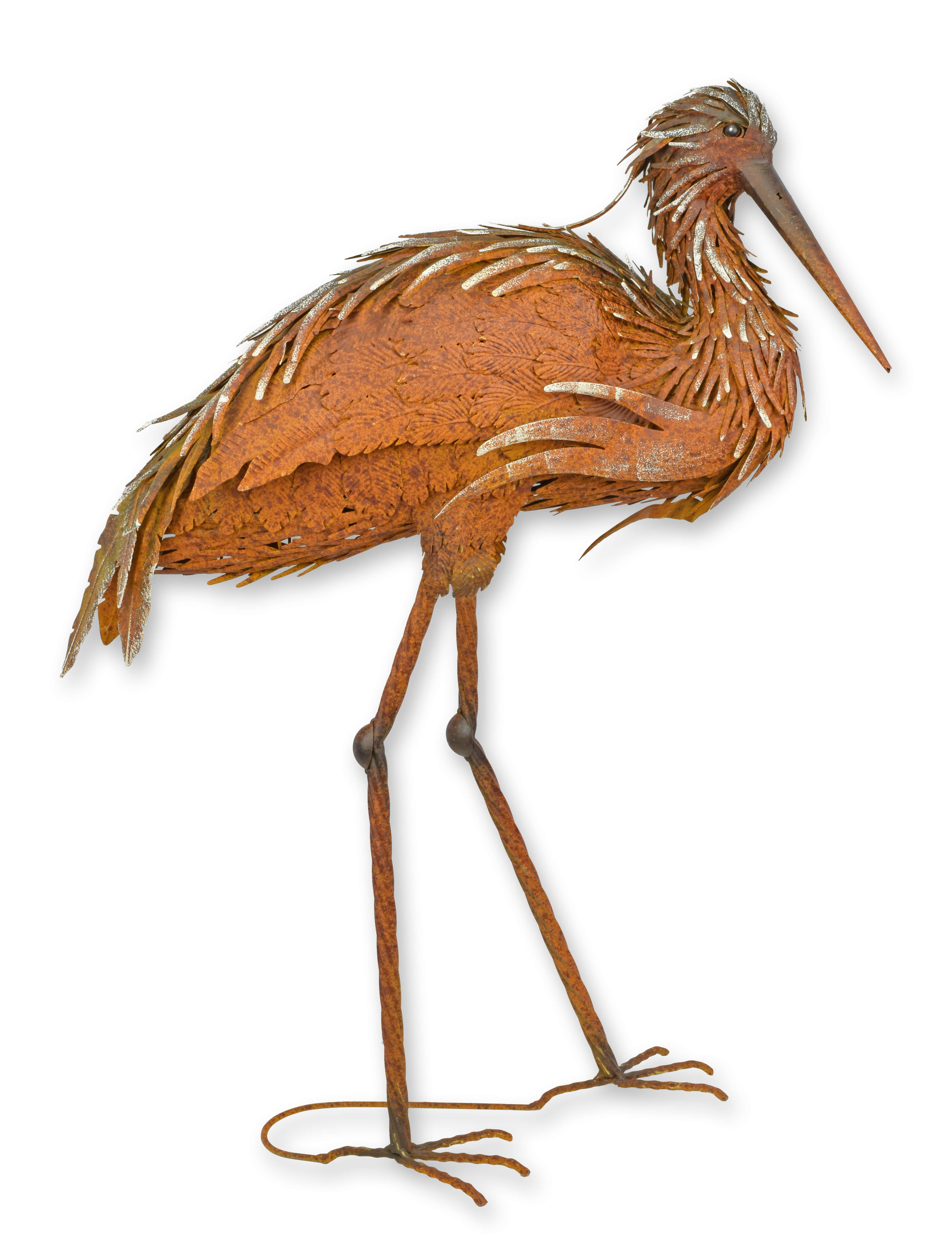 Große Figur Storch für Haus und Garten Replikat Retro Design Dekoration