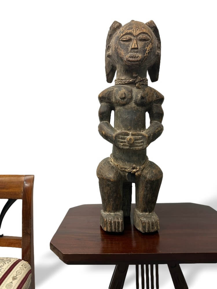 holzstatue, stammeskunst, anthropomorphefigur, geschnitztefigur, dunklesholz