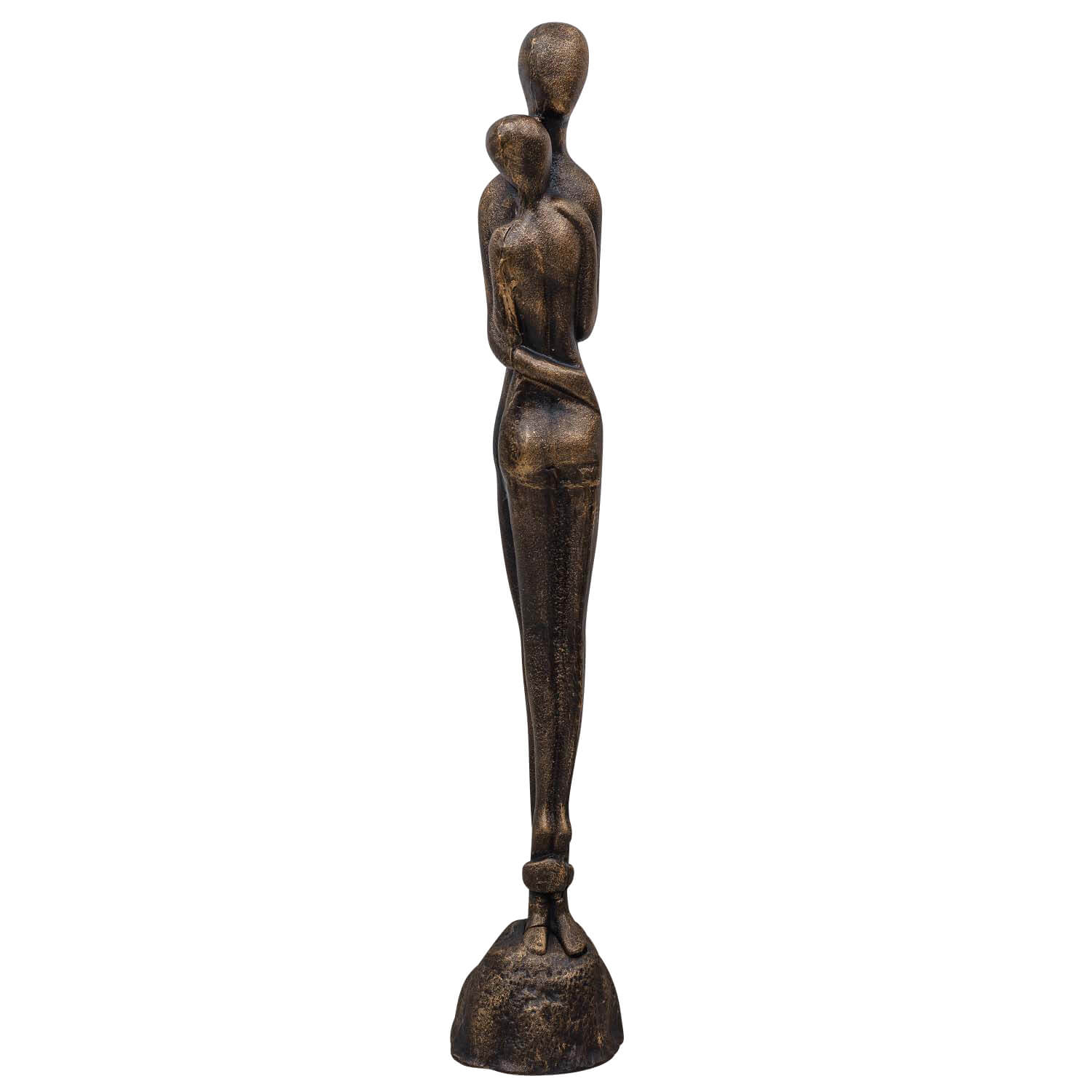 Skulptur Statue Figur Liebespaar Liebe Paar Hochzeit Eisen Garten 94cm
