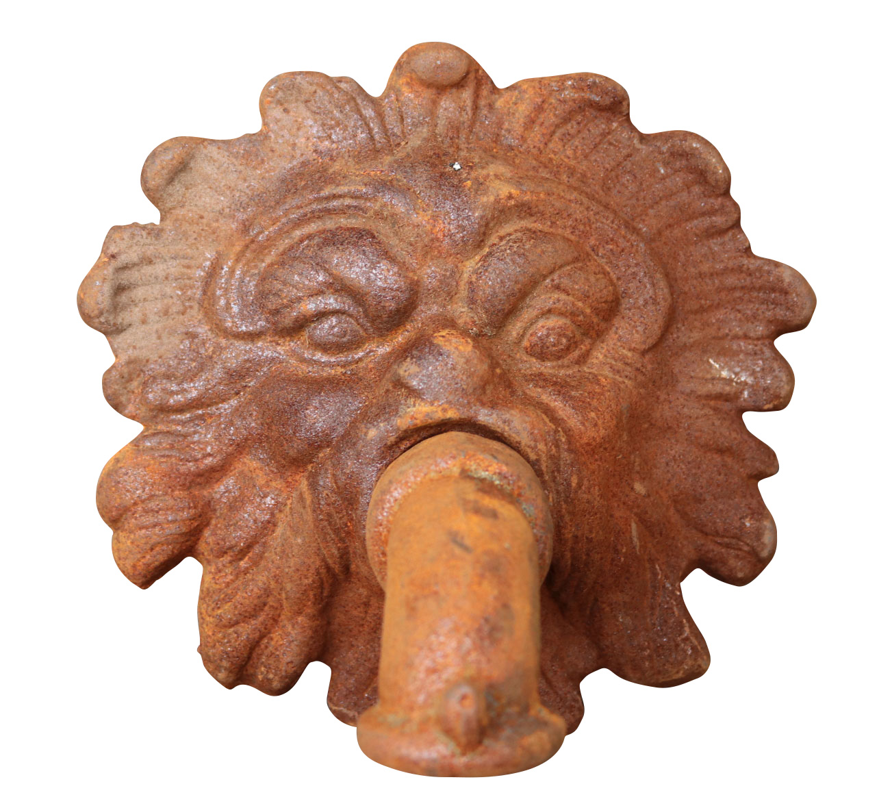 Brunnenauslauf Eisen Löwe Brunnen Wasserspeier Garten Antik-Stil