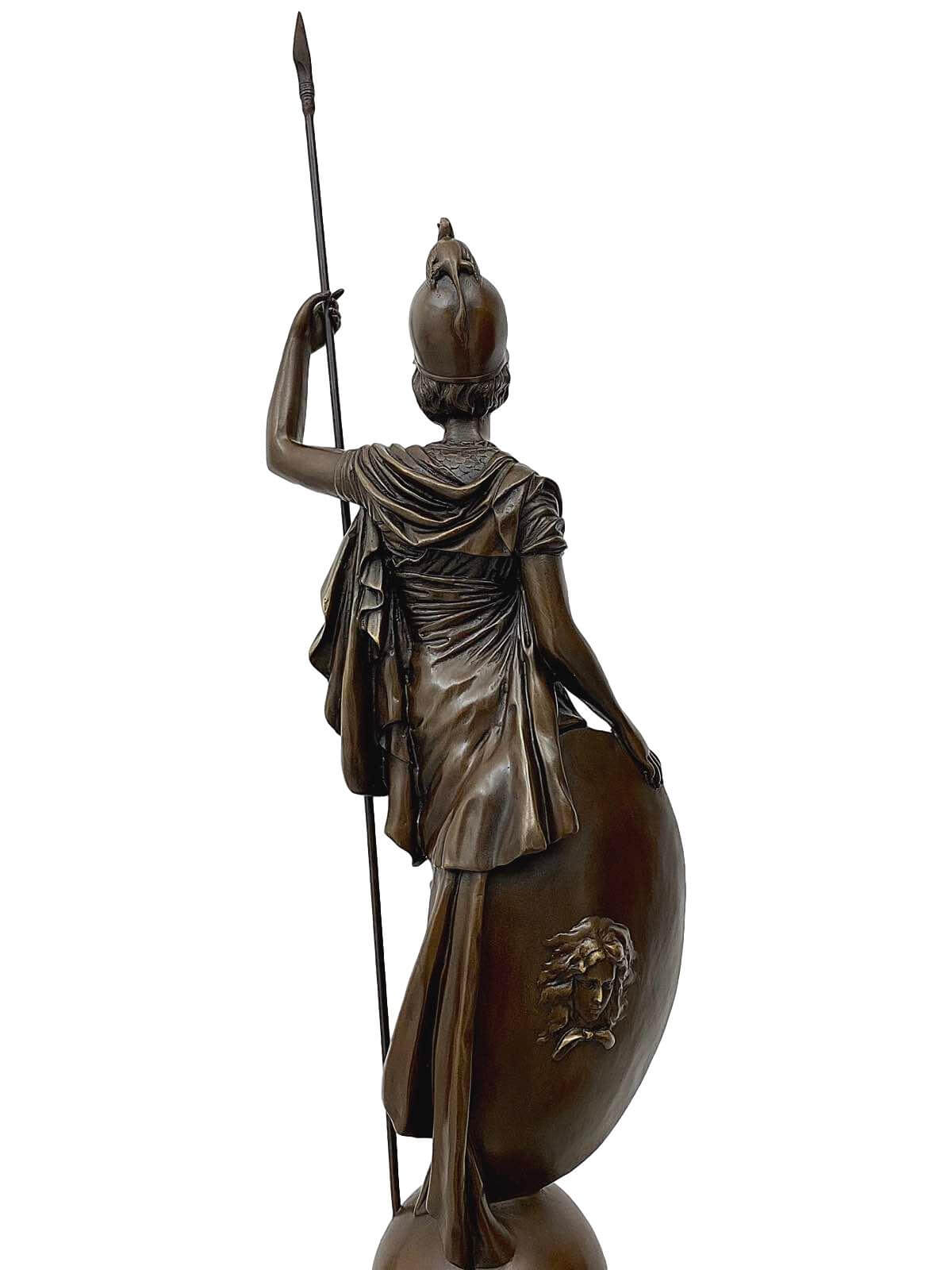 Bronzeskulptur im Antik-Stil Bronze Figur Statue nach Athena Giustiniani  Kopie
