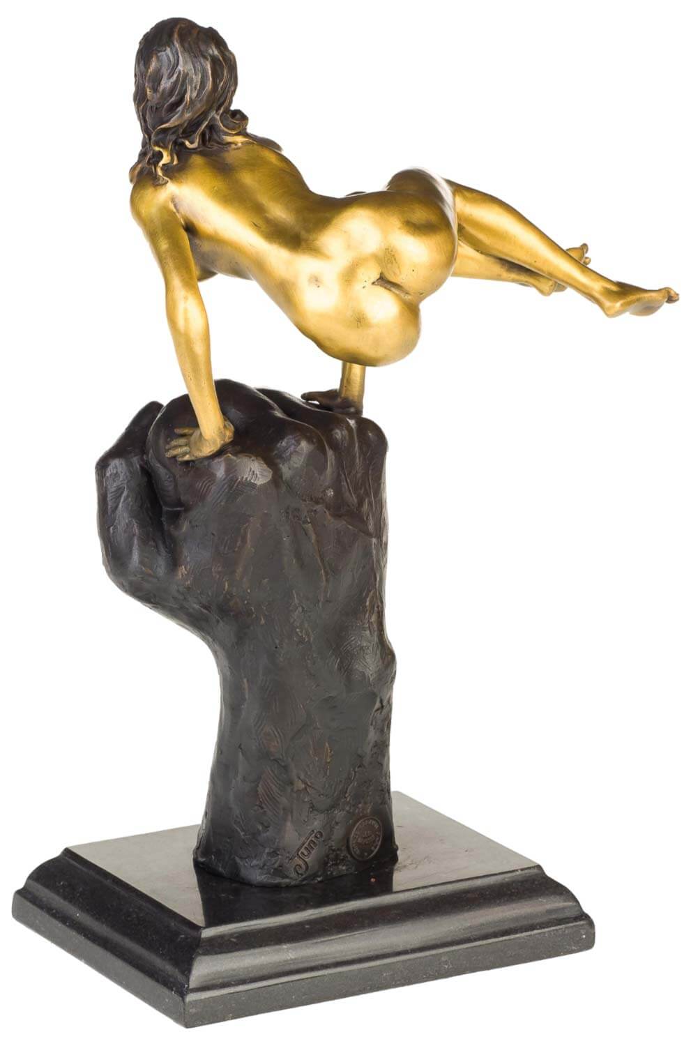 Bronzeskulptur Frau Erotik Kunst im Antik-Stil Bronze Figur 31cm