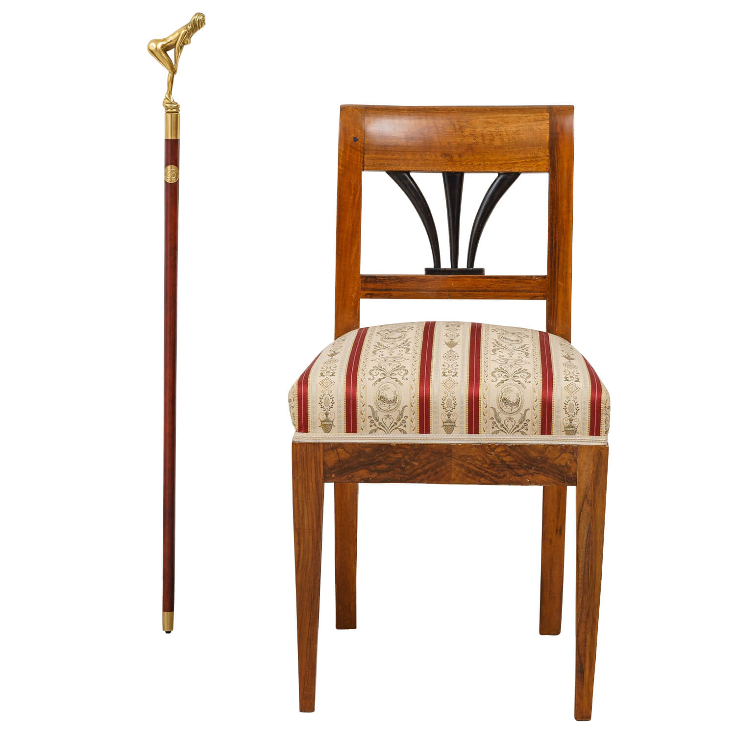 Spazierstock Bronzeskulptur Gehstock Erotik Kunst Flanierstock Antik-Stil - 96cm