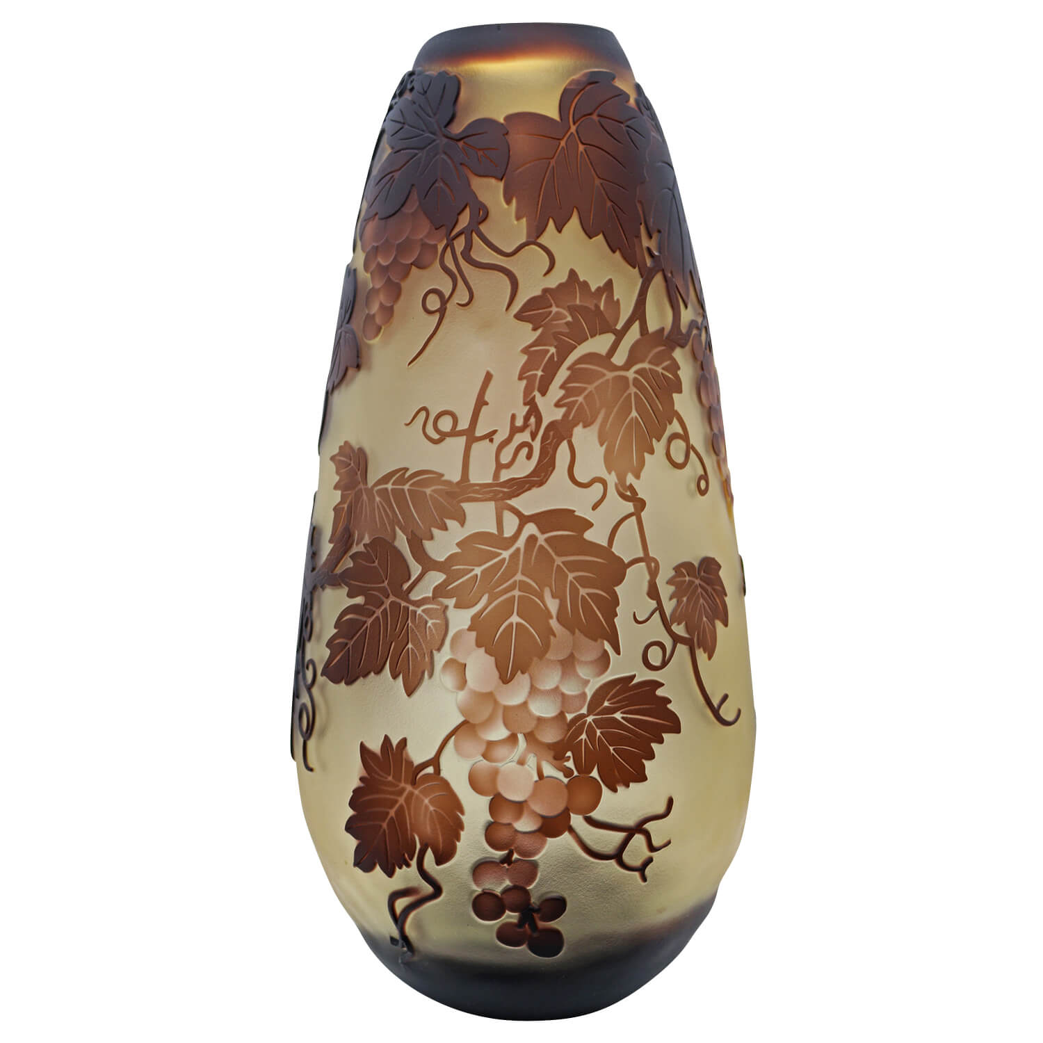 Vase Replika nach Galle Gallé Glasvase Glas Antik-Jugendstil-Stil Kopie c12
