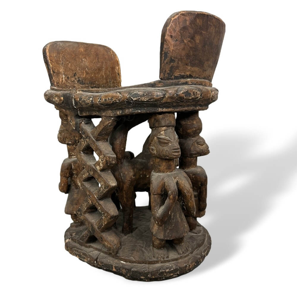 Sessel, Holzstuhl, Sitzbank, Figurenstuhl, handgefertigt
