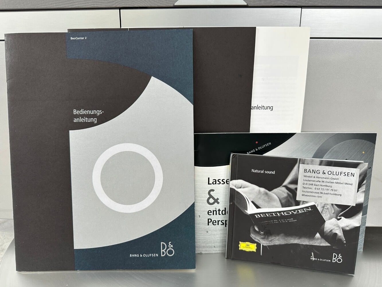 Broschüre, Begriffe, Lassen & Entdeckung, Beethoven, Bang & Olufsen