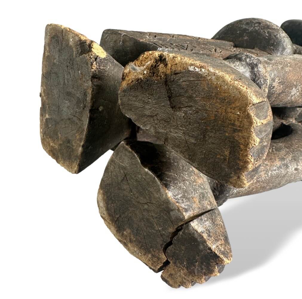 Holzpepper, Holzstämme, Holzblöcke, Handwerk-Holz, Holzketten