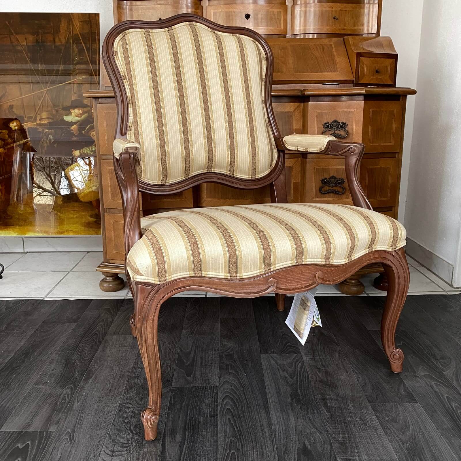 Neuer Armlehnstuhl Sessel Ethan Allen USA Chantel Chair Fauteuil Accent Chair