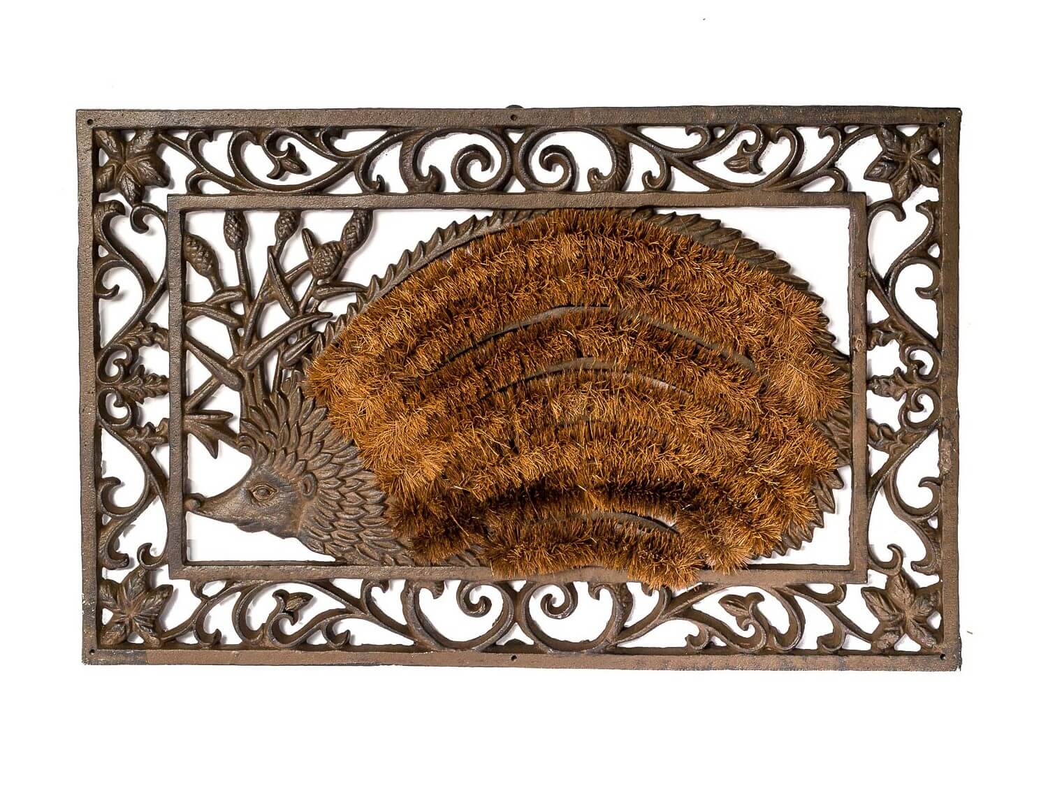 Fussmatte Landhausstil Igel Antik Eisen Fussabtreter Türmatte