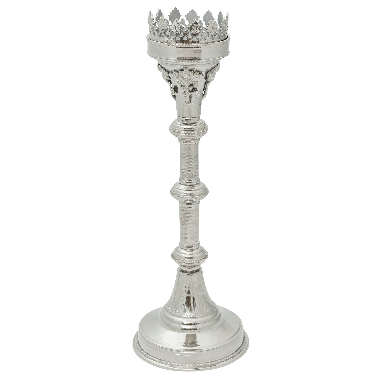 Kerzenleuchter 52cm Altarleuchter Kerzenständer Kirche Altar Antik-Stil silber