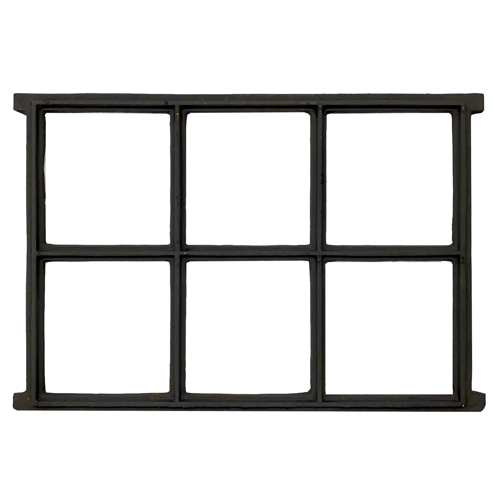 Stallfenster Fenster Scheunenfenster Eisen grau 68cm Antik-Stil Eisenfenster