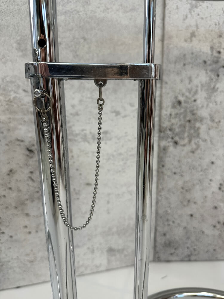 chromed, metall, Kette, Lampe, Stange