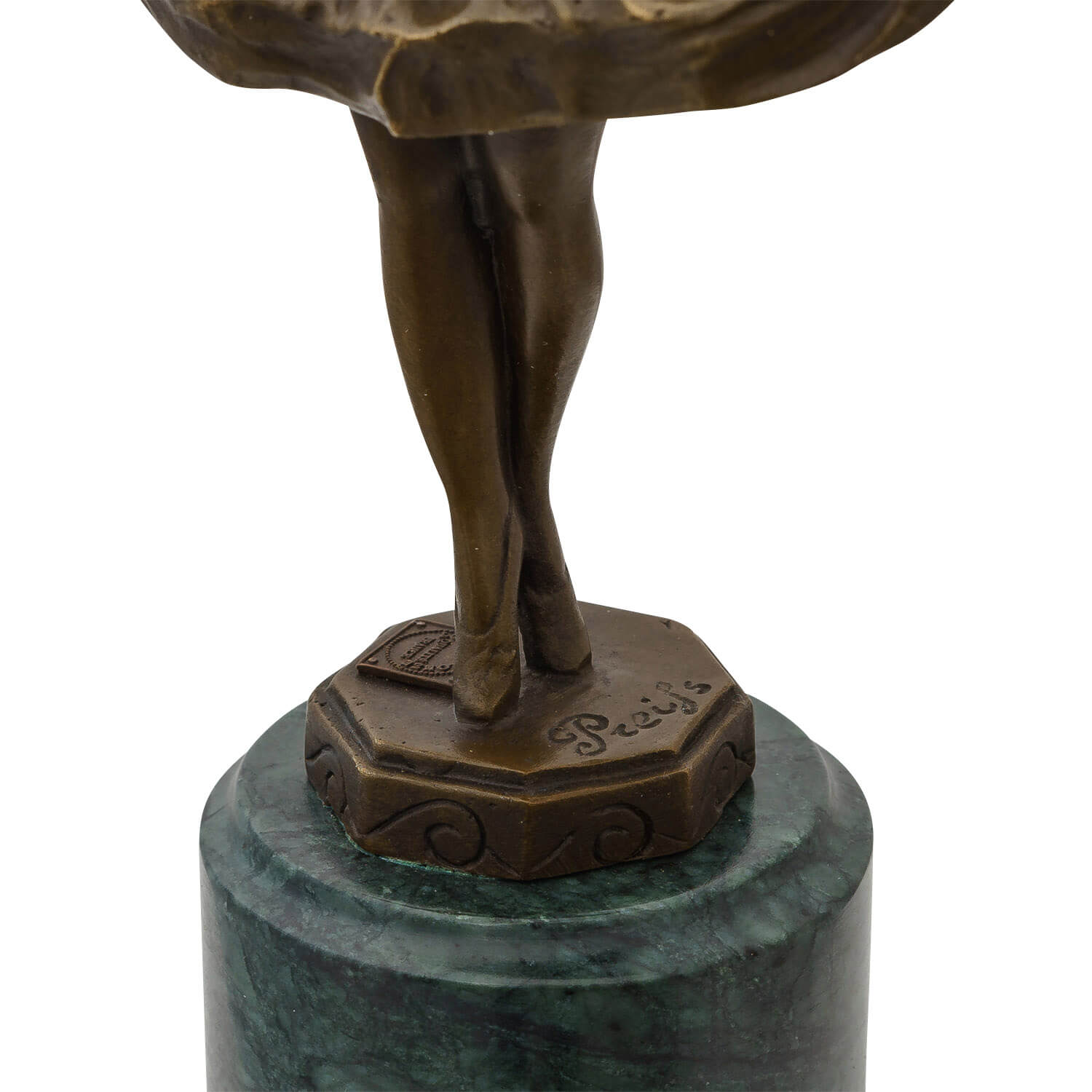 Bronzeskulptur nach Ferdinand Preiss (1882-1943) Bronzefigur Ballerina 32cm