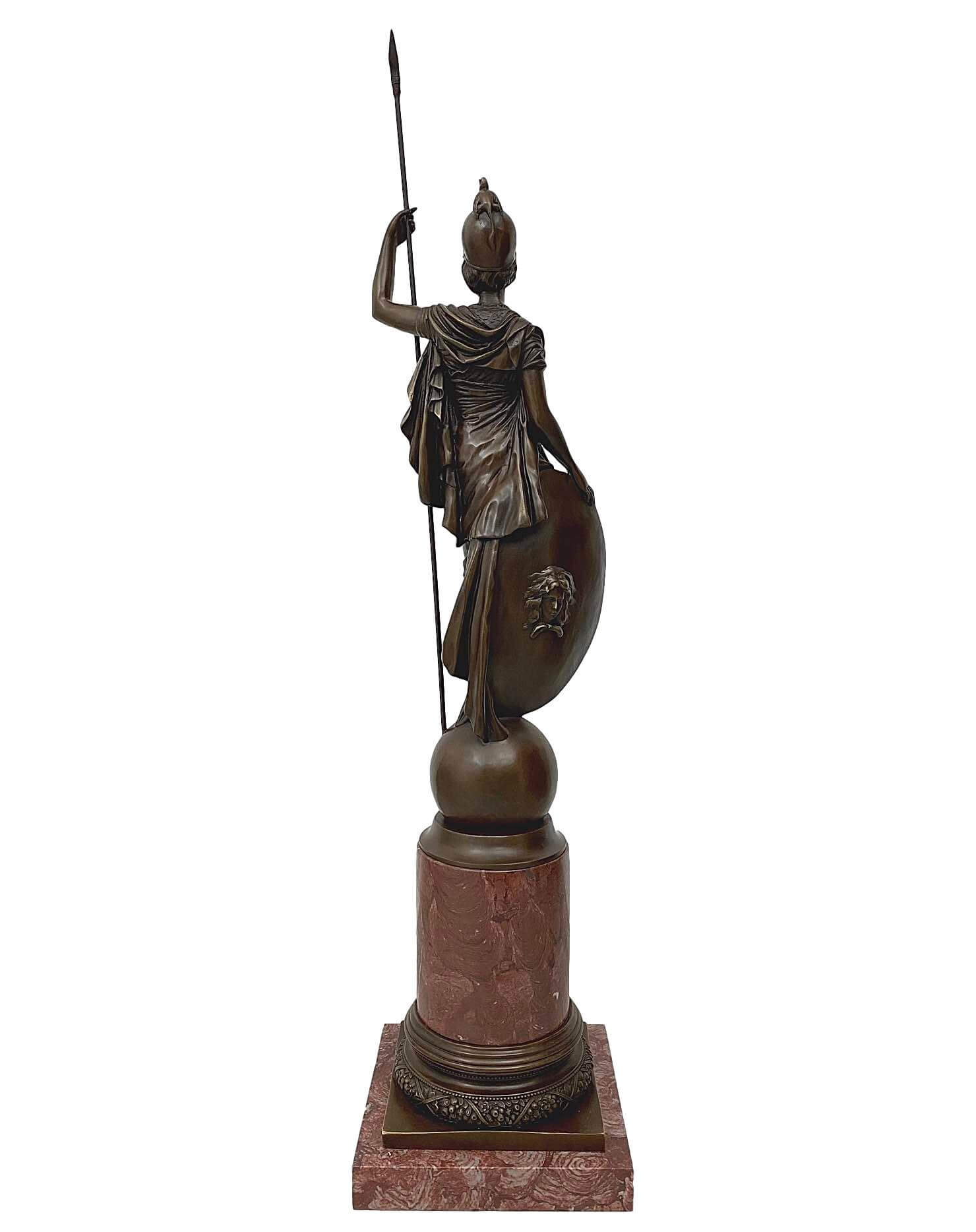 Bronzeskulptur im Antik-Stil Bronze Figur Statue nach Athena Giustiniani  Kopie