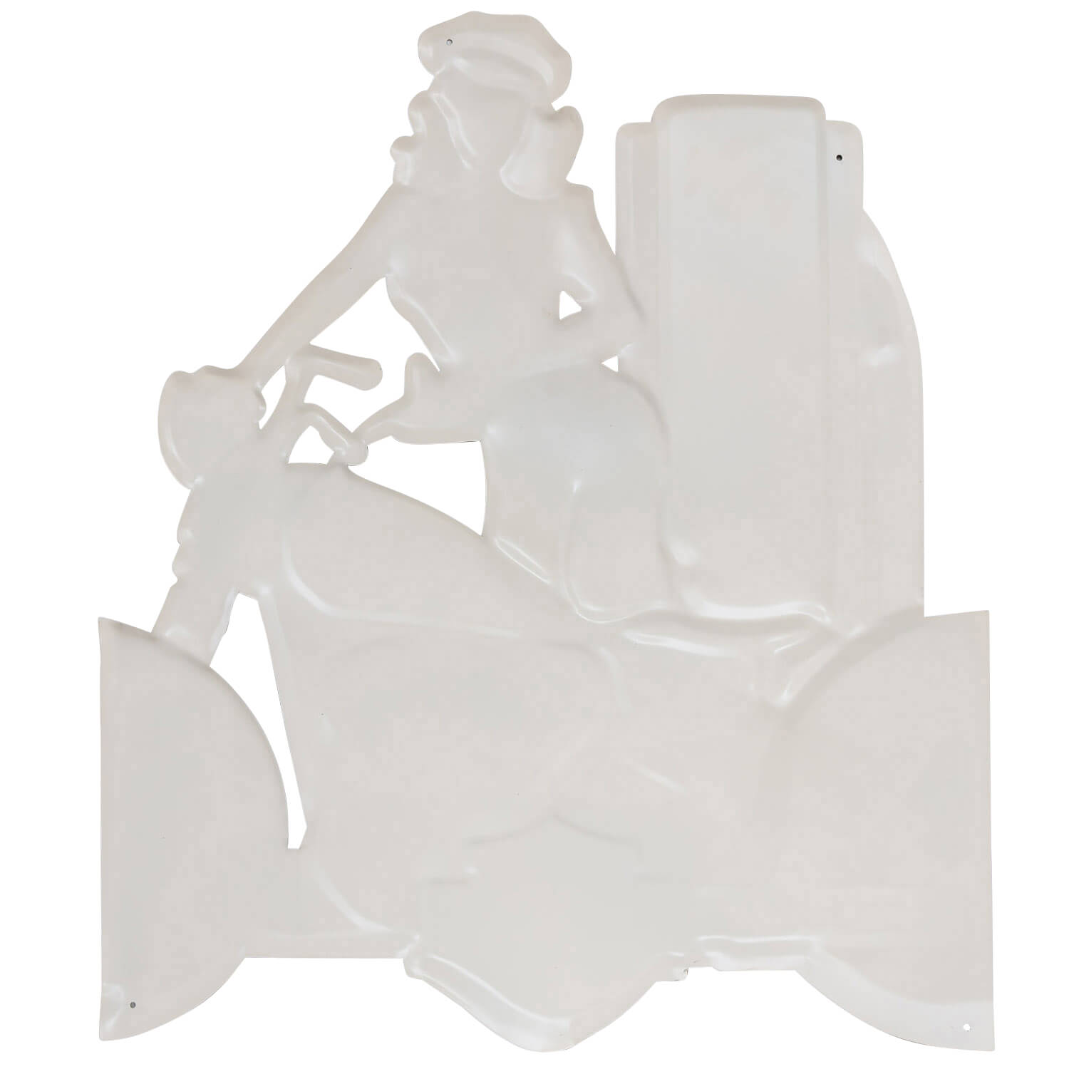 Blechschild Motorrad Tankstelle Pin-up Schild 70cm Wandschild Antik-Stil