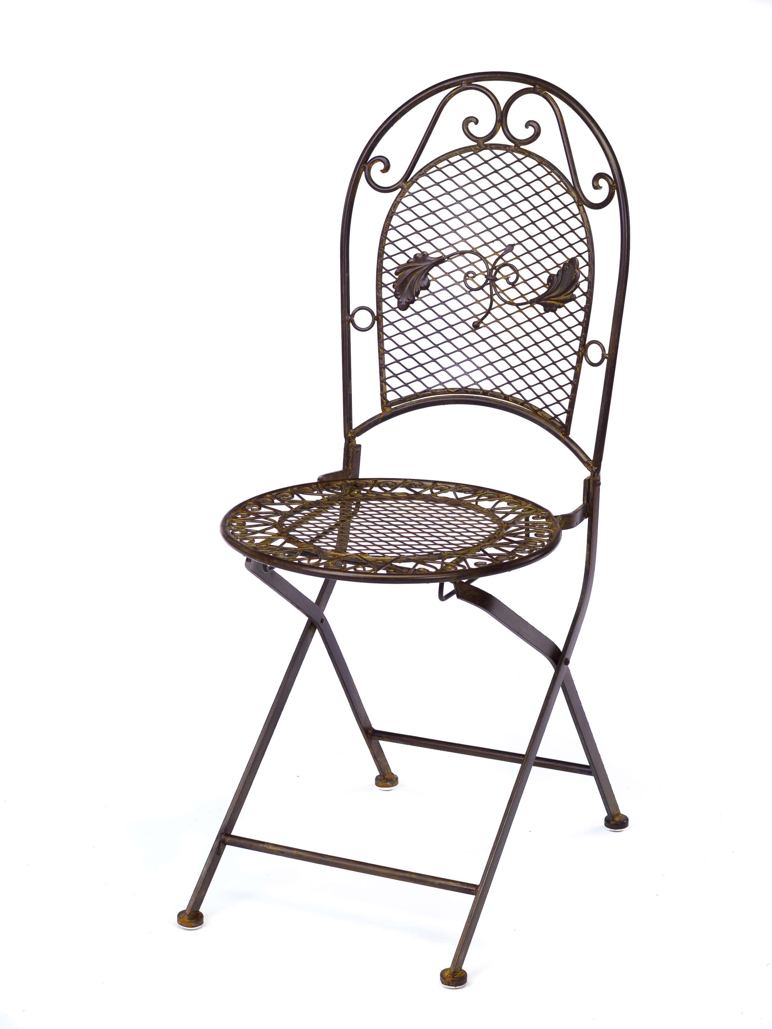 XXL Gartentisch + 4 Stühle Eisen Tisch Gartenmöbel antik Stil garden furniture