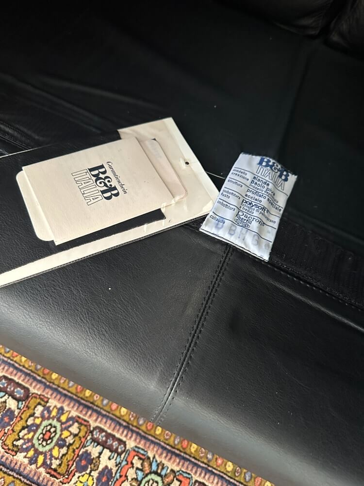 leder, sofa, schwarz, fadennaht, tags