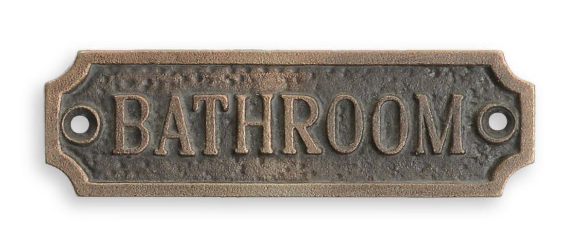 Bronze, Gedenktafel