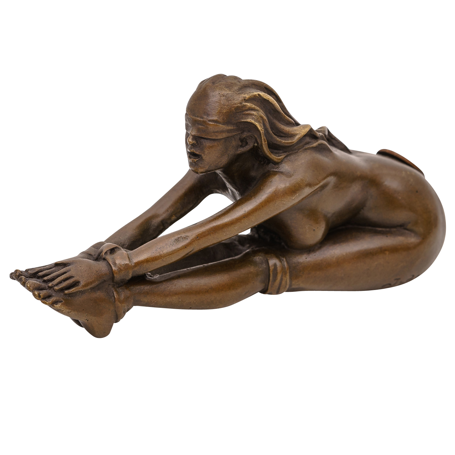 Bronzeskulptur Frau Erotik Kunst im Antik-Stil Bronze Figur Statue 13cm