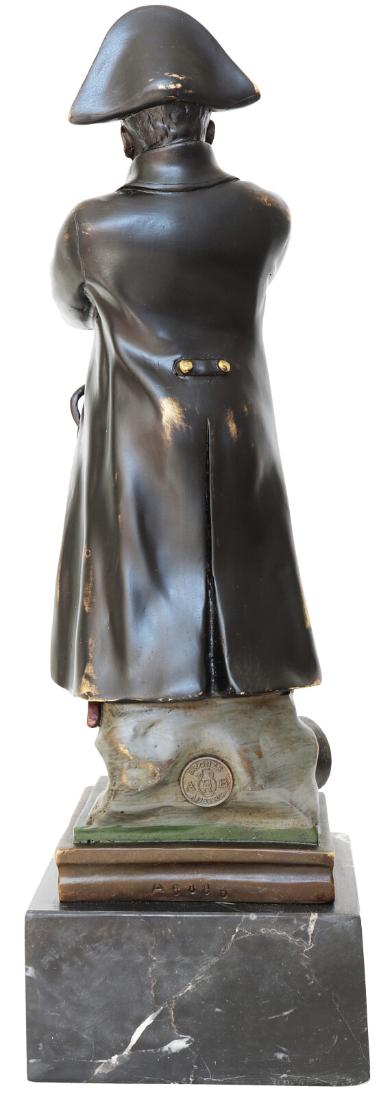 Bronzeskulptur Napoleon im Antik-Stil Bronze Figur Statue - 30,7cm