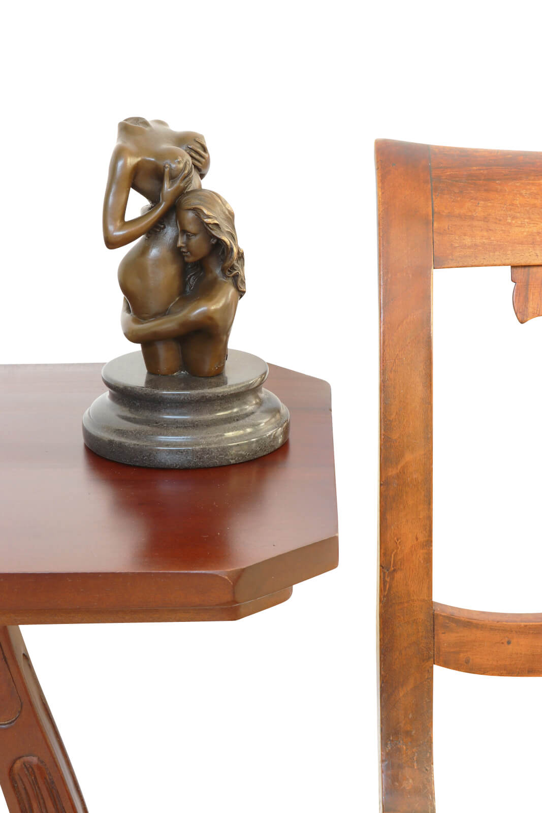 Bronzeskulptur Frau Akt Erotik Antik-Stil Bronze Figur Statue - 18cm