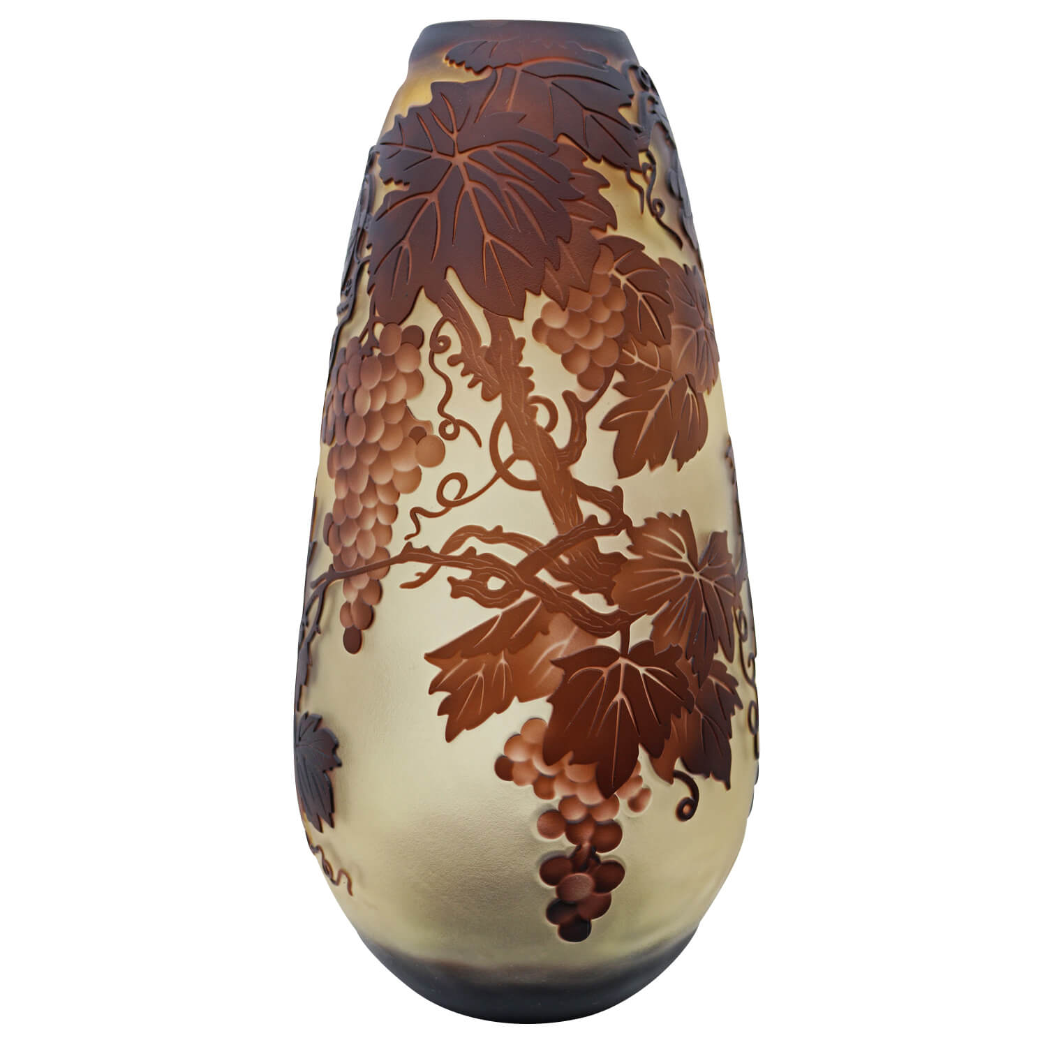 Vase Replika nach Galle Gallé Glasvase Glas Antik-Jugendstil-Stil Kopie c12