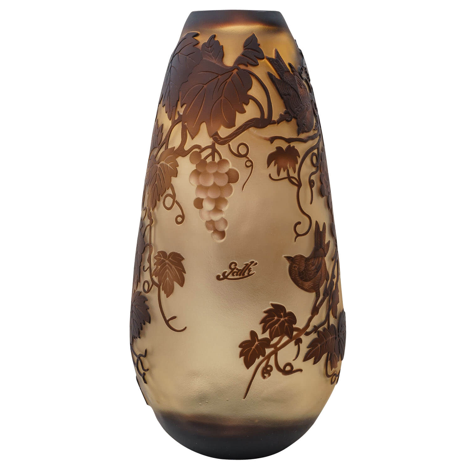 Vase Replika nach Galle Gallé Glasvase Glas Antik-Jugendstil-Stil Kopie c12