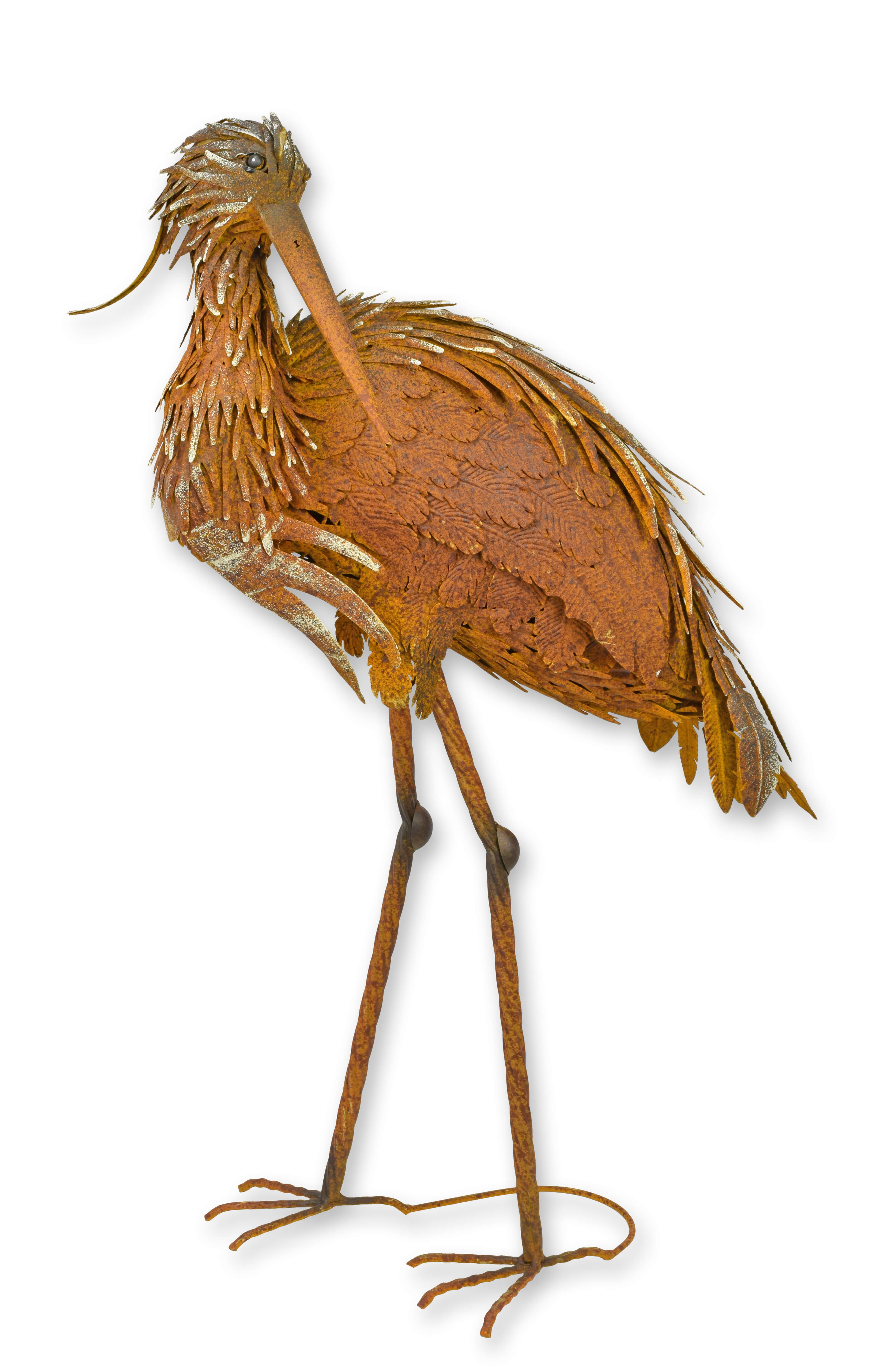 Figur Storch 96cm für Haus und Garten Retro Design Dekoration