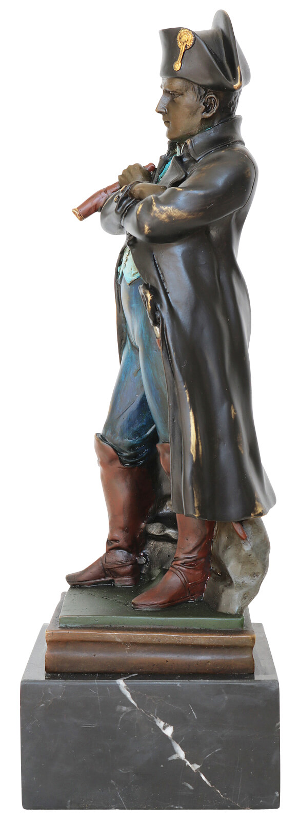 Bronzeskulptur Napoleon im Antik-Stil Bronze Figur Statue - 30,7cm
