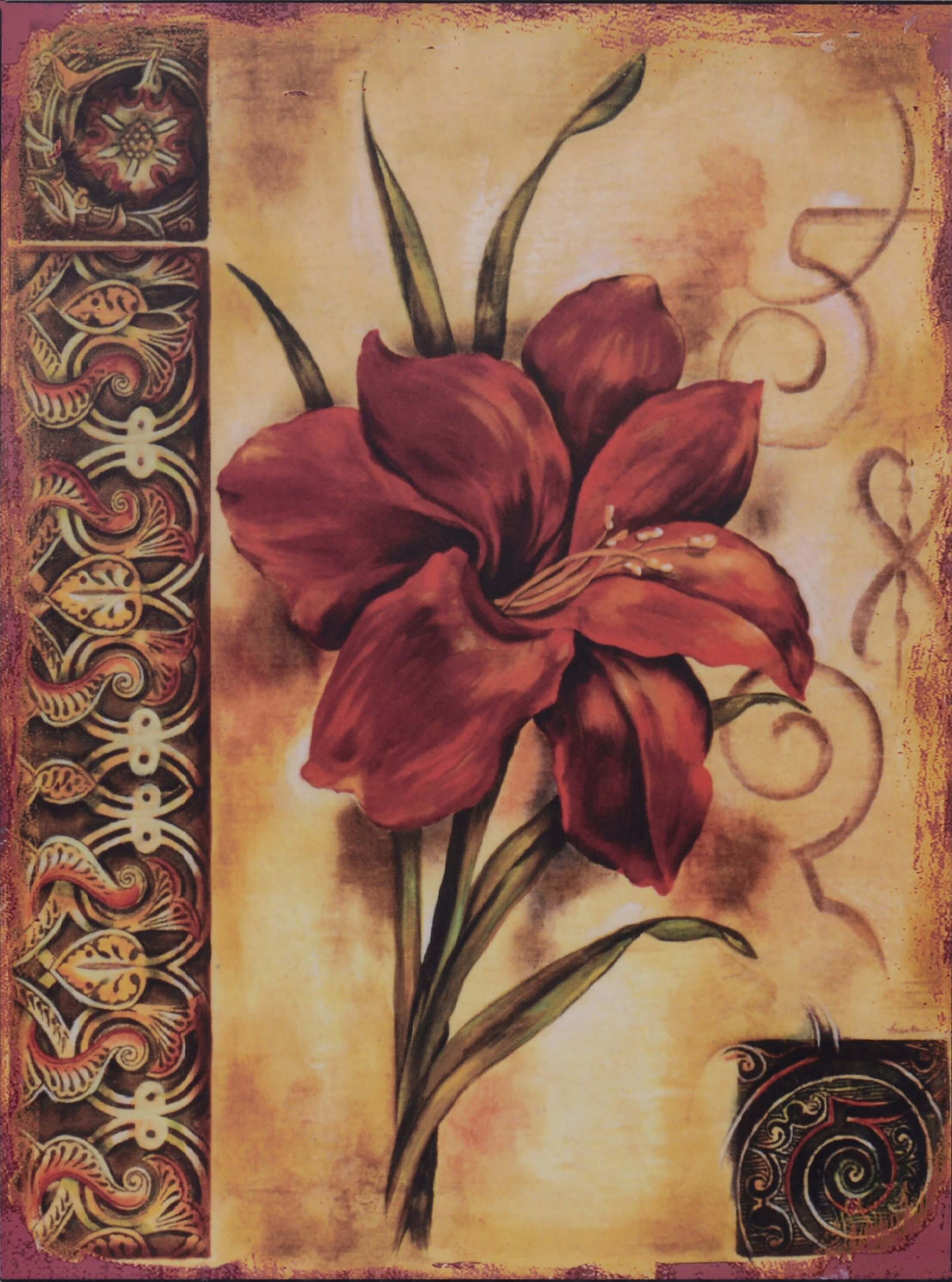 Kunst, Malerei, Blume, Pflanze, Florales Design