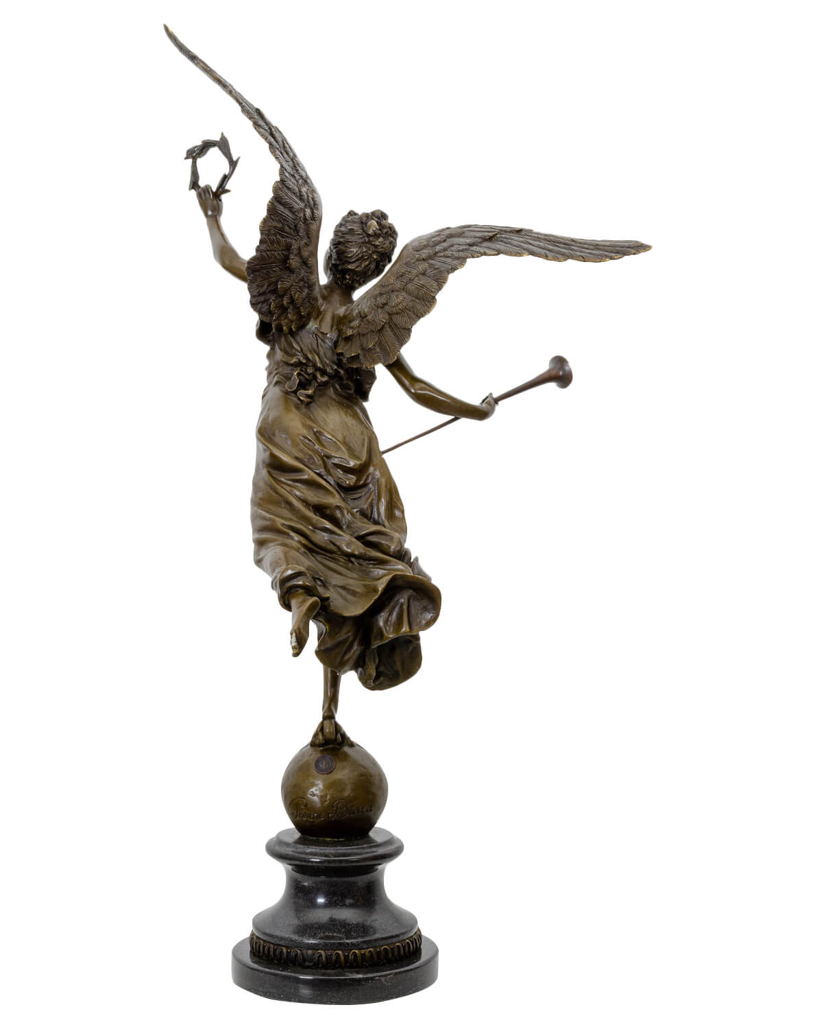 Bronzeskulptur Nike Göttin nach Pierre Biard im Antik-Stil 66cm Replik Kopie