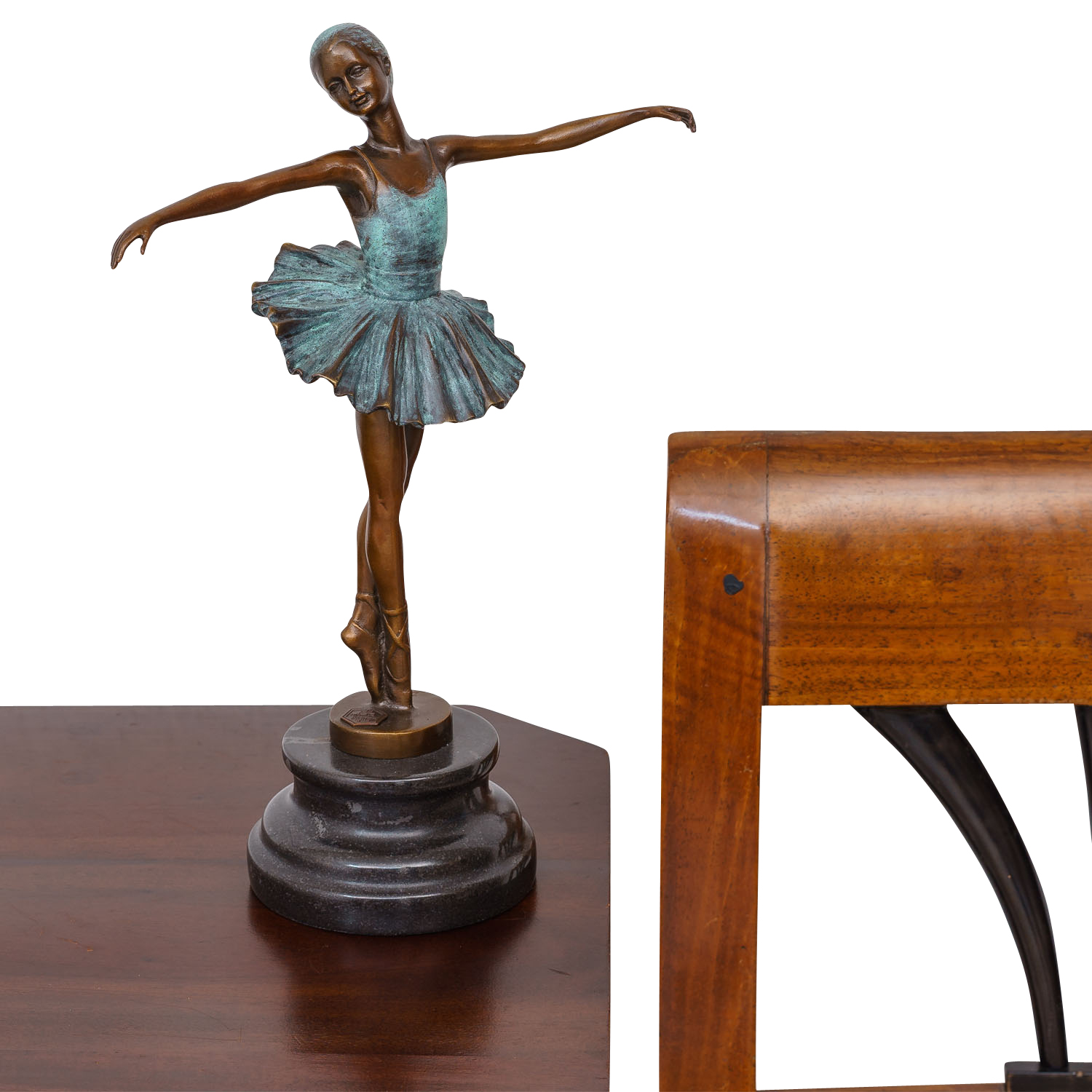 Bronzeskulptur nach Degas Bronze Ballerina Figur Kopie Replik Figur Antik-Stil