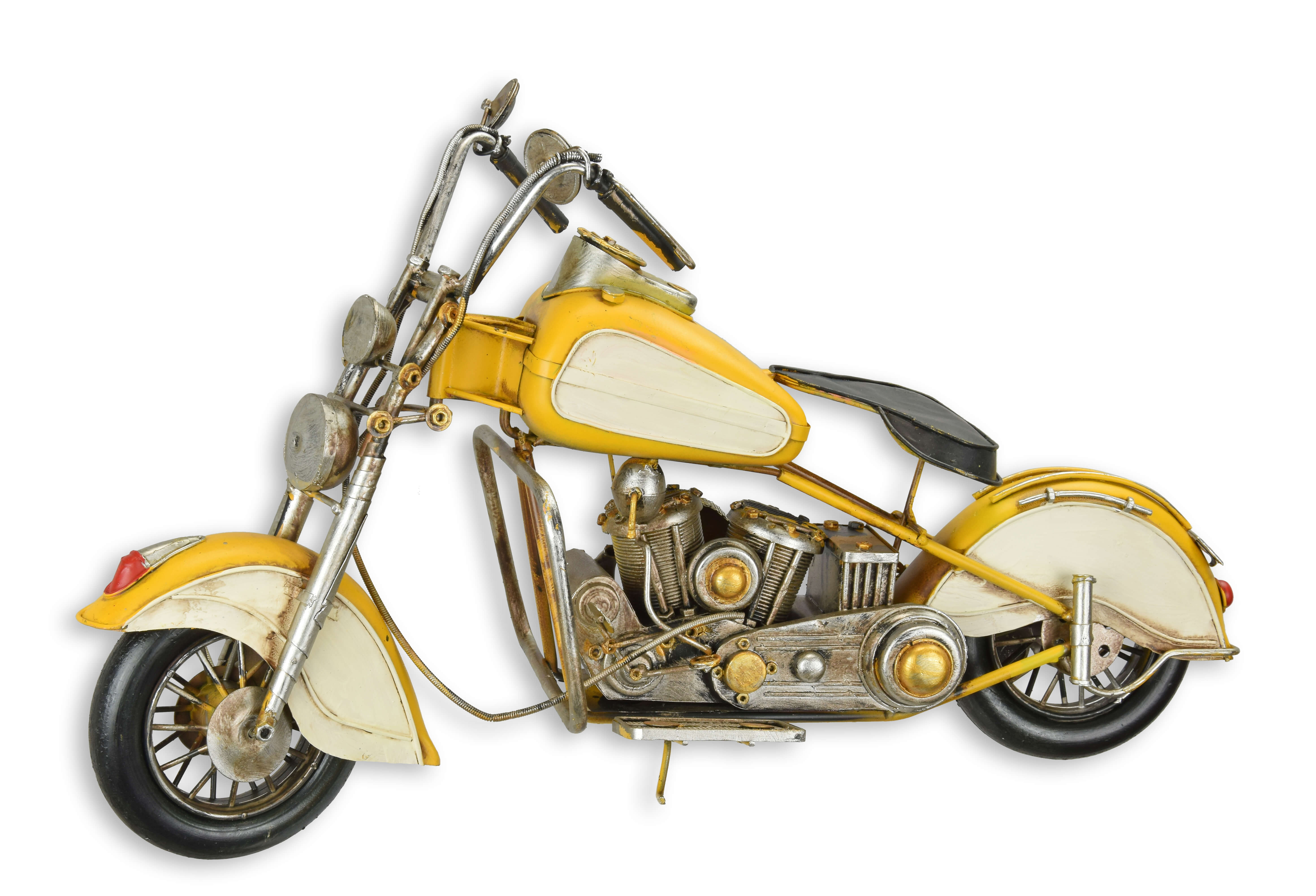 Ein Blechmodell eines Motorrads Replikat Retro Design Dekoration