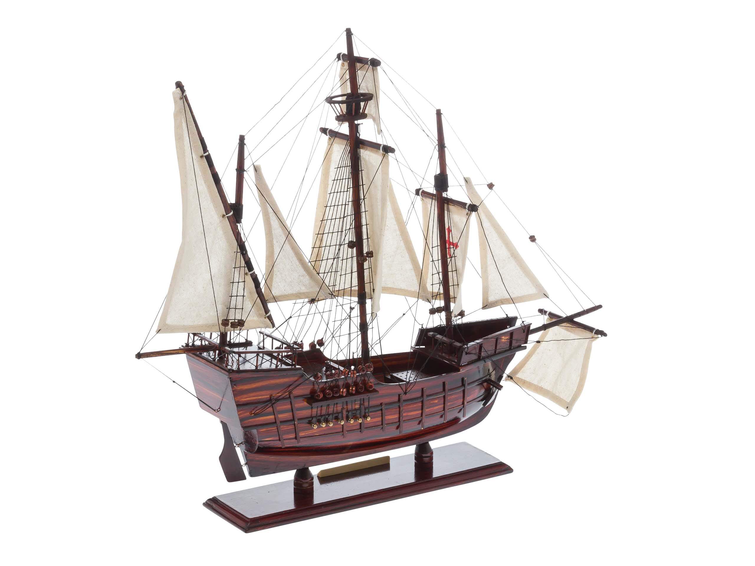 Modellschiff Santa Maria Holz Kolumbus Flaggschiff Segelschiff Karavelle Schiff