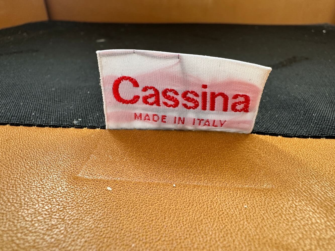 Cassina, Made in Italy, Etikett, Stofflabel, Label