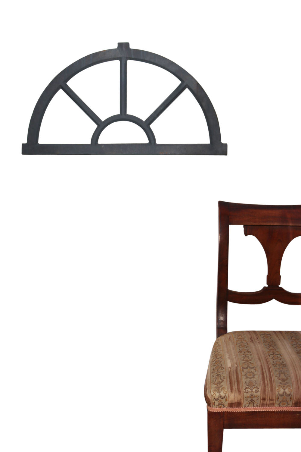 Stallfenster Fenster Scheunenfenster Eisen grau 63 x 34cm Antik-Stil