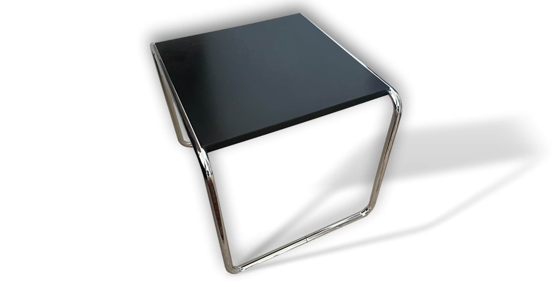 Stuhl, Schwarz, Metallrahmen, Schwarzplatte, Designerstuhl