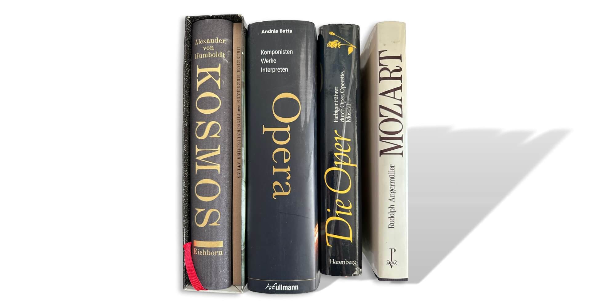 Buchreihe, Kunstbuecher, Hardcover, Spine Schrift, spätering