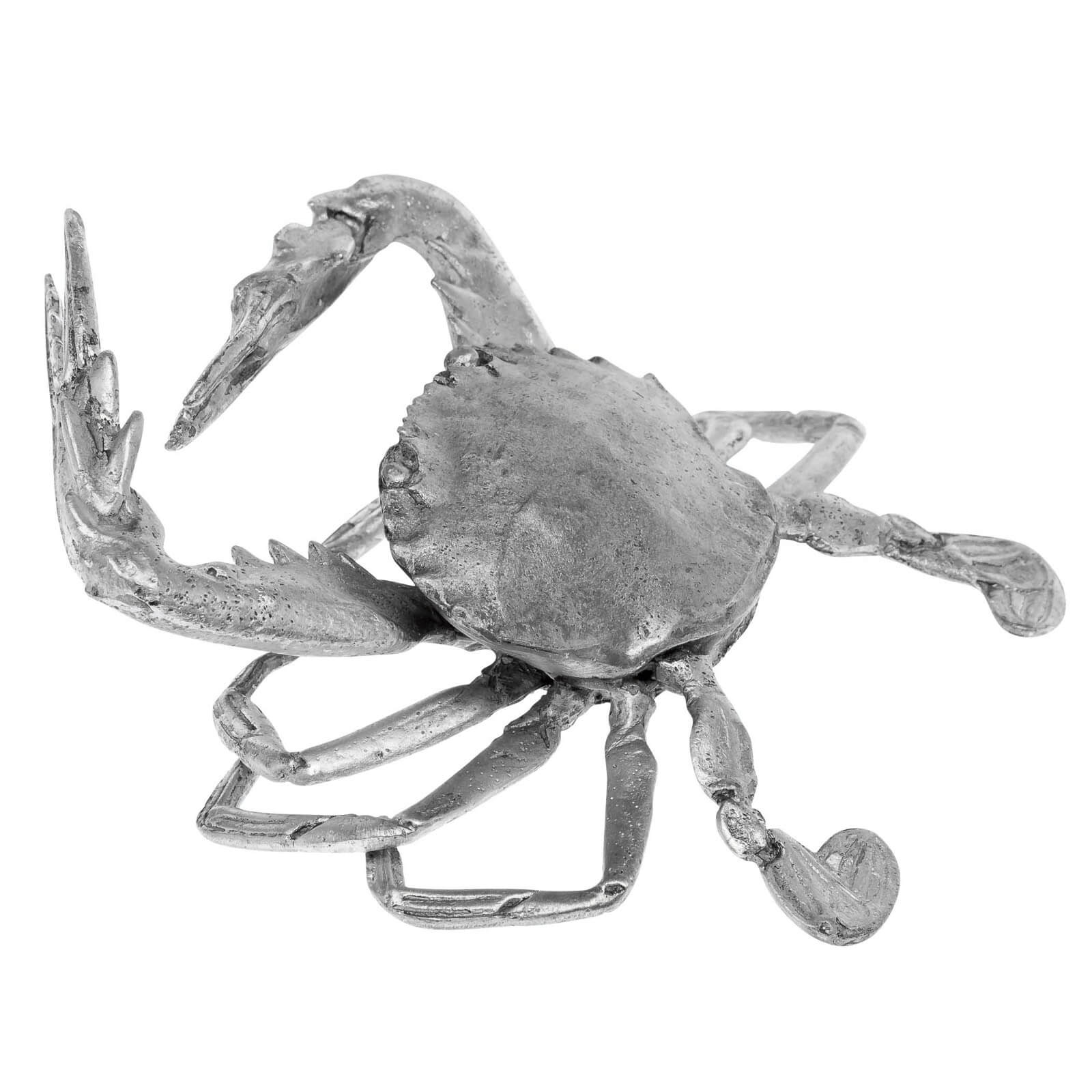 Zinnfigur in Form eines Krebs Figur Skulptur Flusskrebs Insekt Zinn sculpture