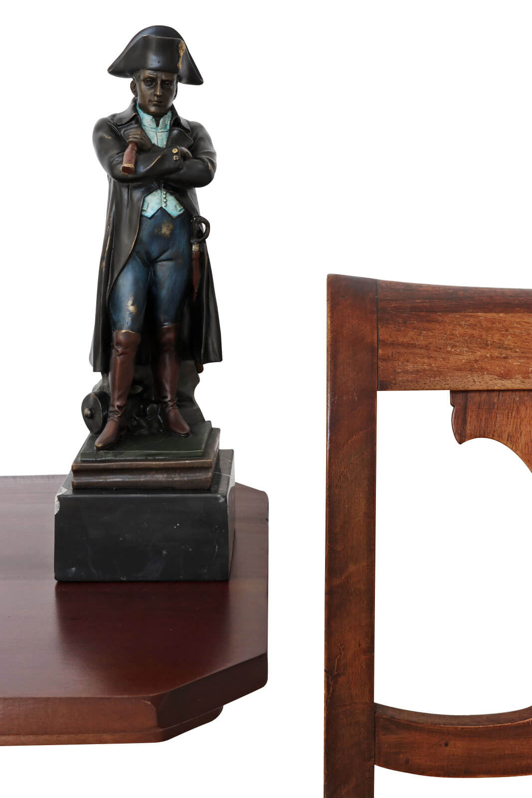 Bronzeskulptur Napoleon im Antik-Stil Bronze Figur Statue - 30,7cm