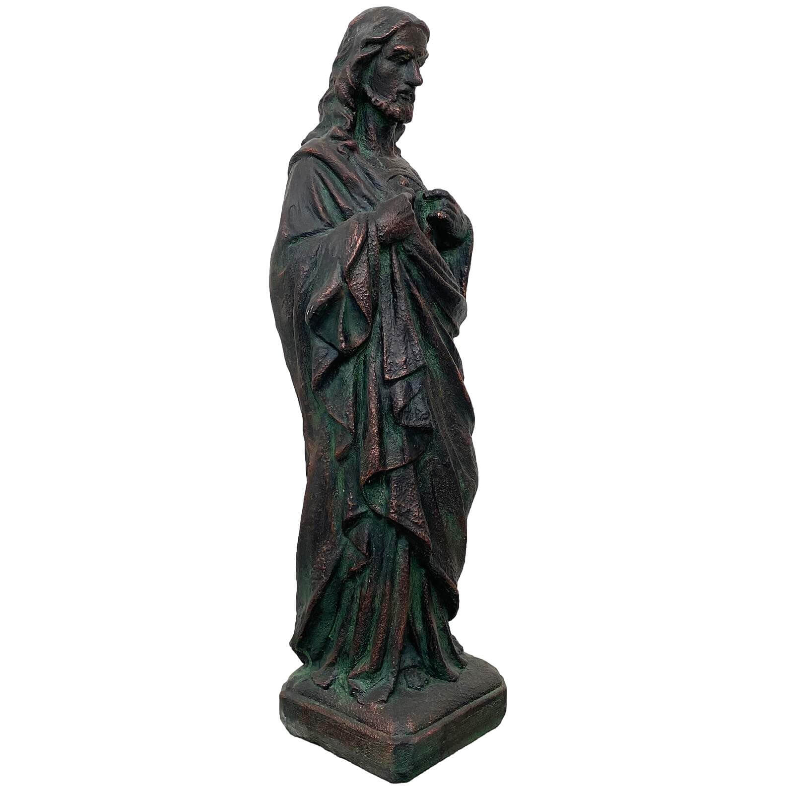 Skulptur Jesus Heiligenfigur 82cm Figur Statue Kunststein Antik-Stil