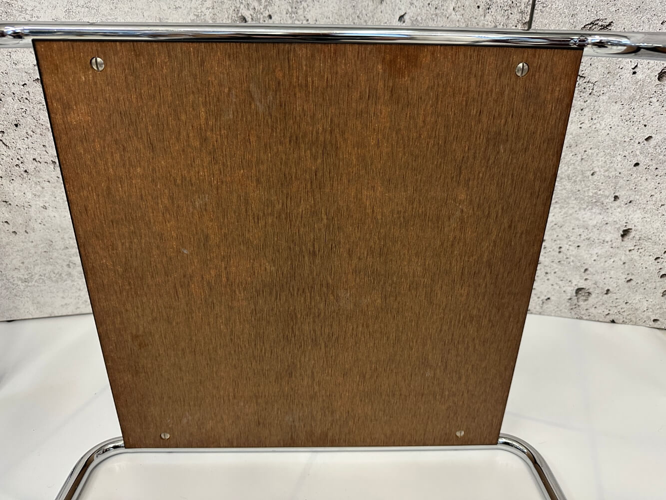 Holz, Holzplatte, Möbel, bräunlich, Metallrohr