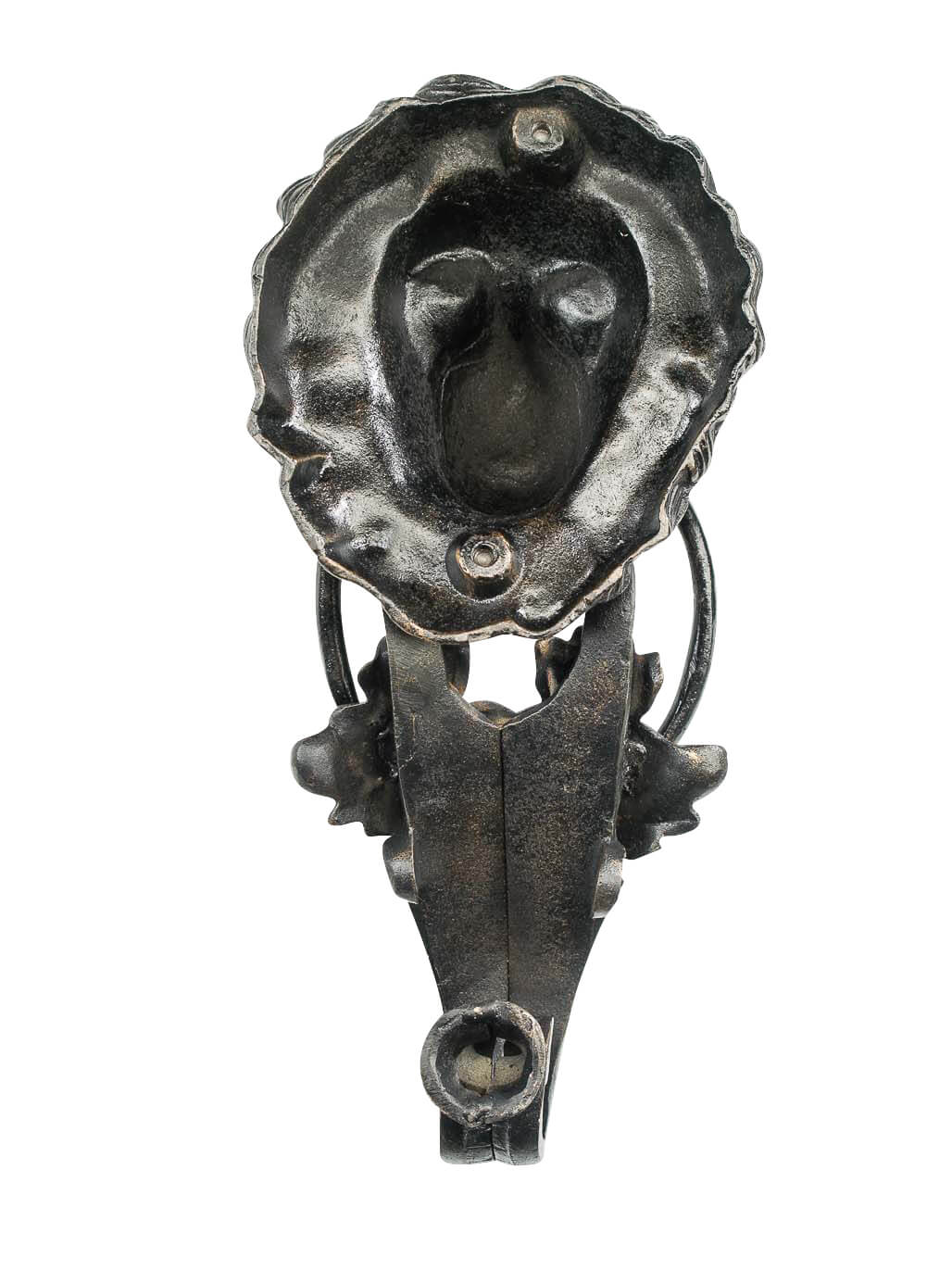 HISTORISCHER TÜRKLOPFER XXL 40CM 5KG EISEN LÖWE ANTIK STIL TÜRBESCHLAG TÜR