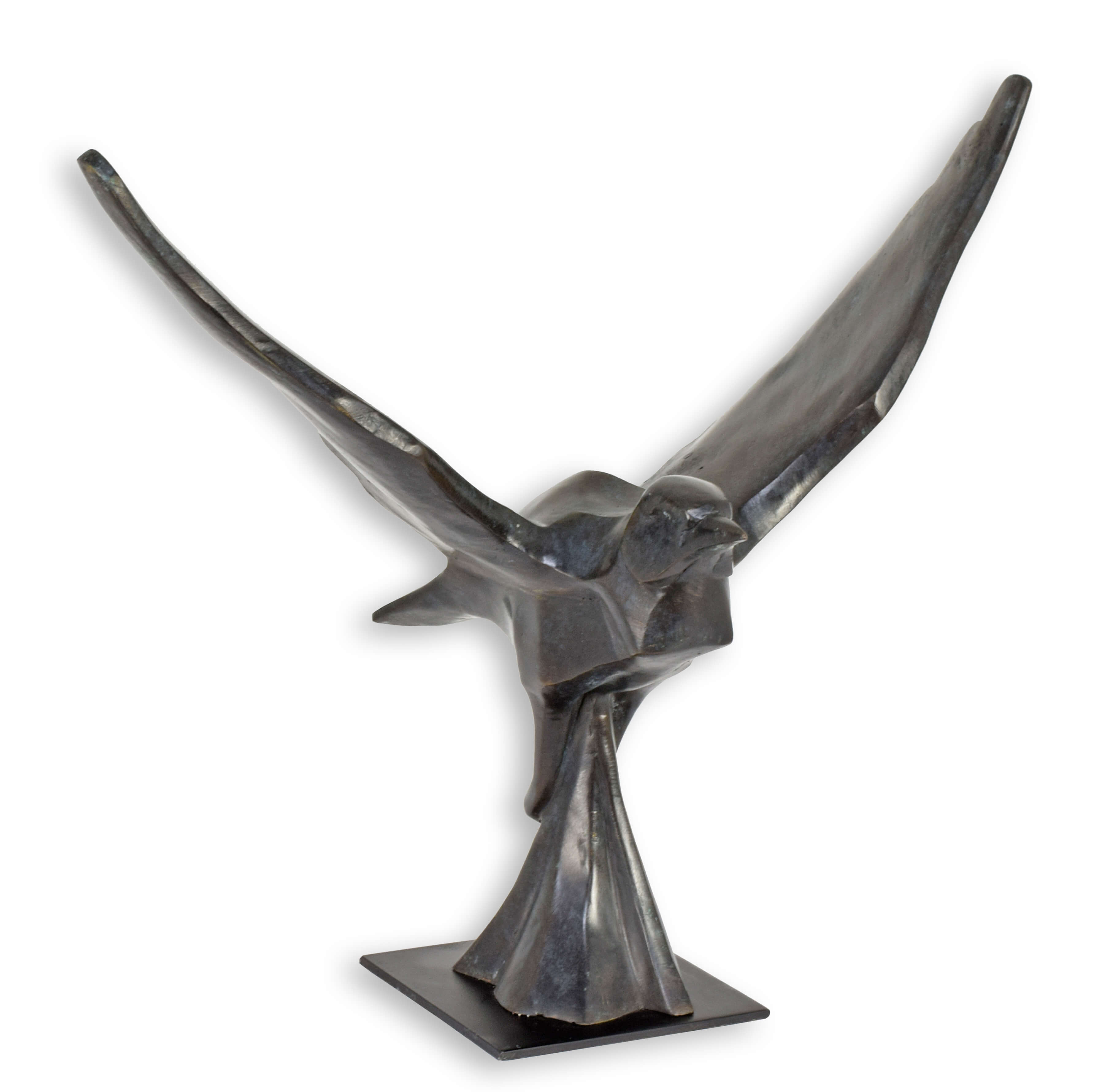 Bronzeskulptur einer fliegenden Taube Replikat Retro Design Dekoration